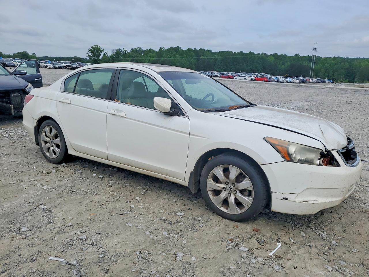 2008 Honda Accord Exl White vin: 1HGCP26858A103021