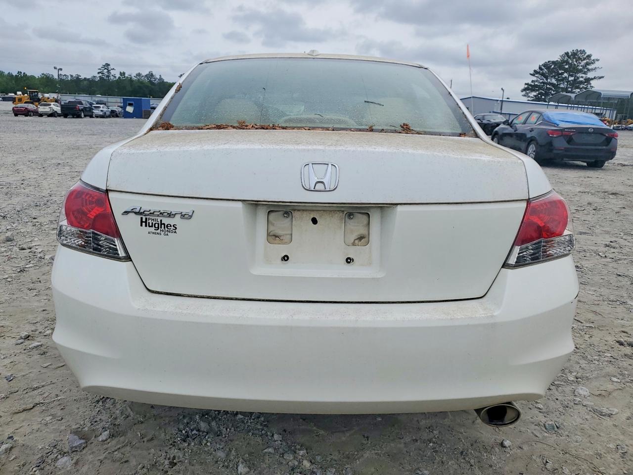 2008 Honda Accord Exl White vin: 1HGCP26858A103021