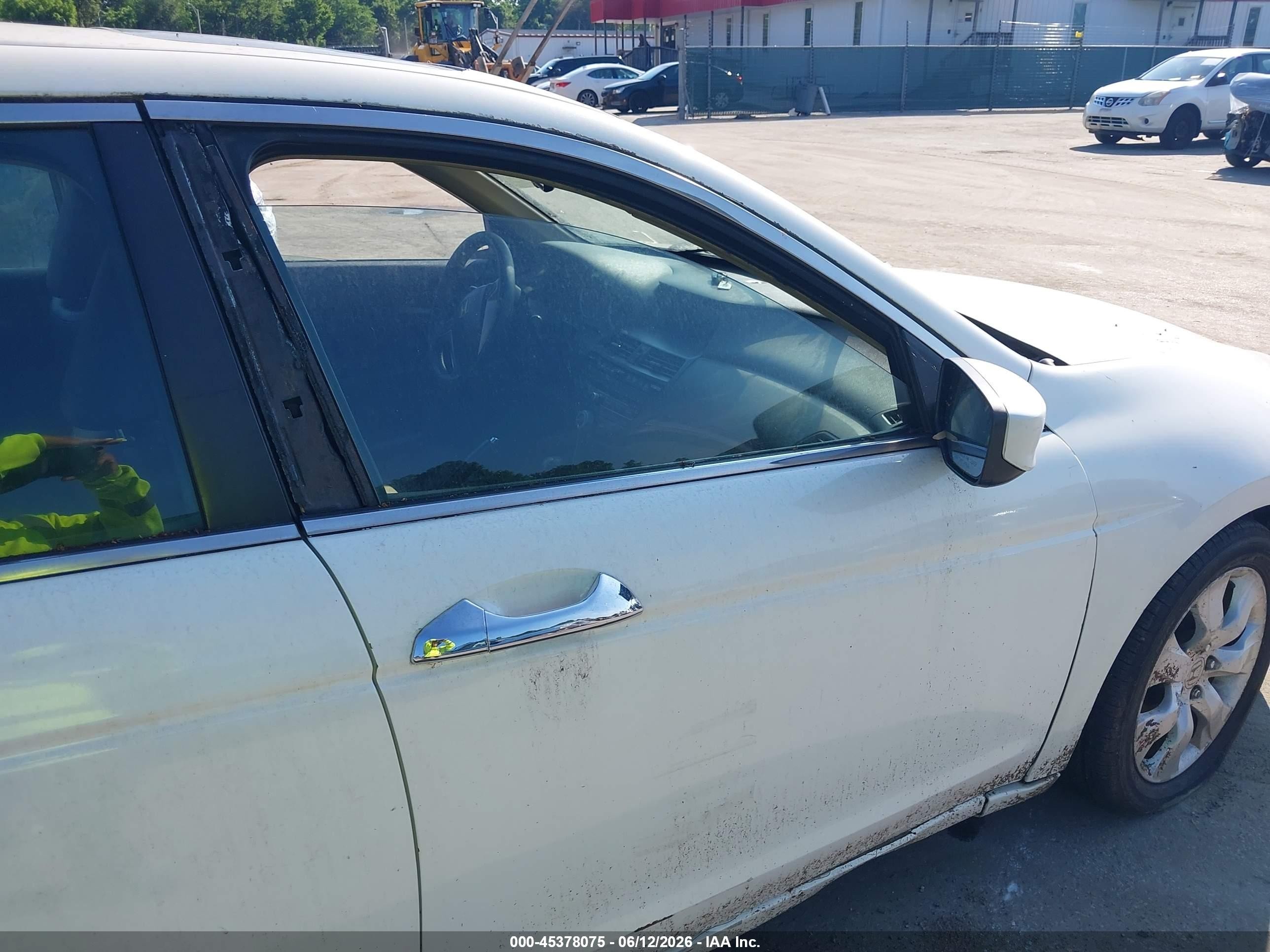 2008 Honda Accord 2.4 Ex-l White vin: 1HGCP26858A145172