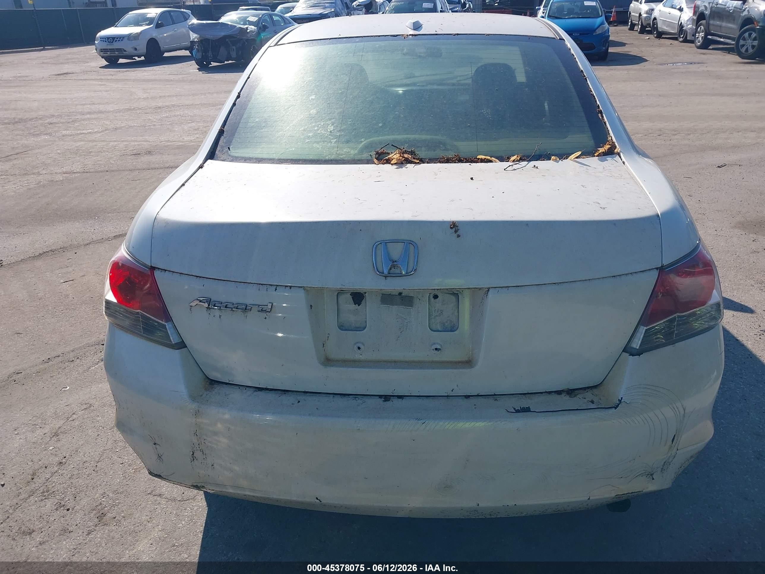2008 Honda Accord 2.4 Ex-l White vin: 1HGCP26858A145172