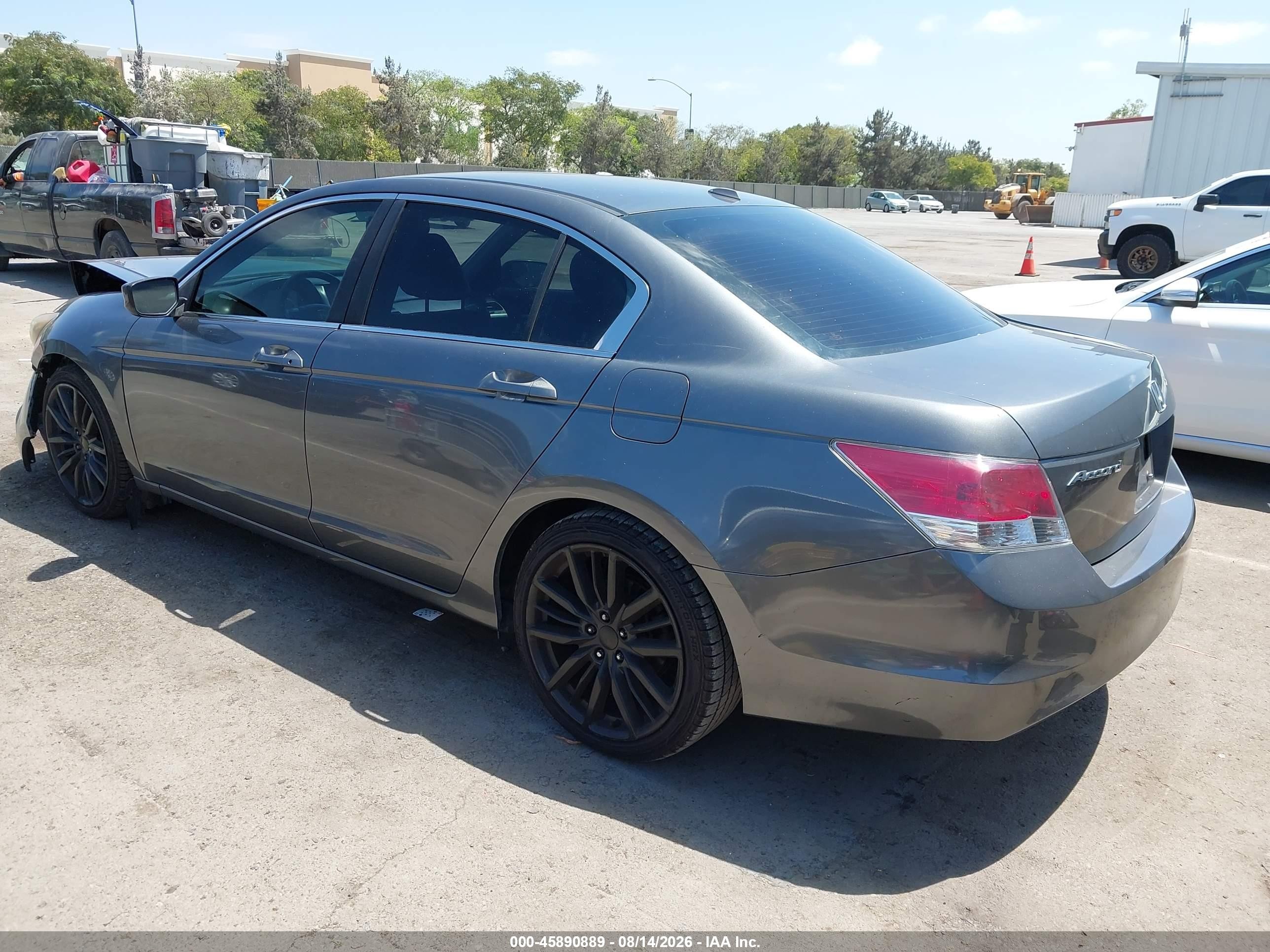 2008 Honda Accord 2.4 Ex-l Gray vin: 1HGCP26858A155202