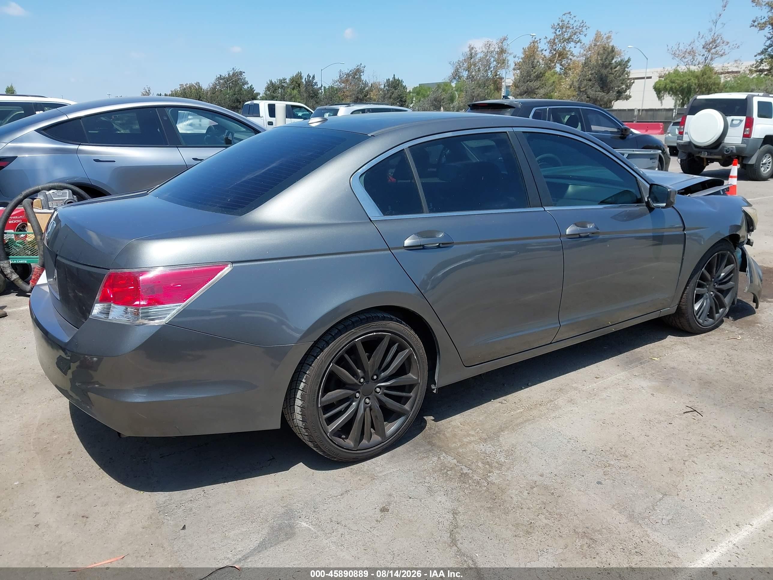 2008 Honda Accord 2.4 Ex-l Gray vin: 1HGCP26858A155202