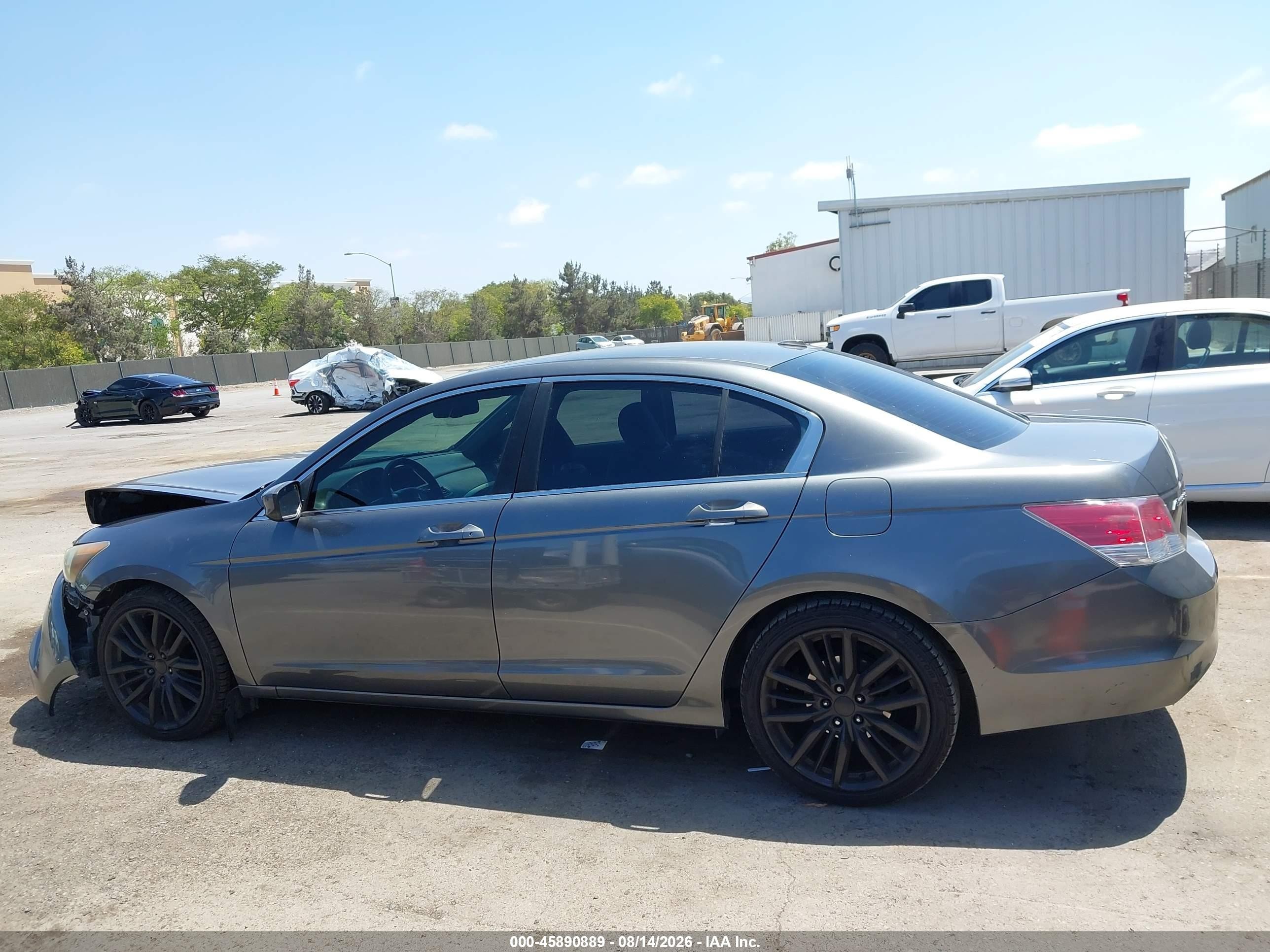 2008 Honda Accord 2.4 Ex-l Gray vin: 1HGCP26858A155202