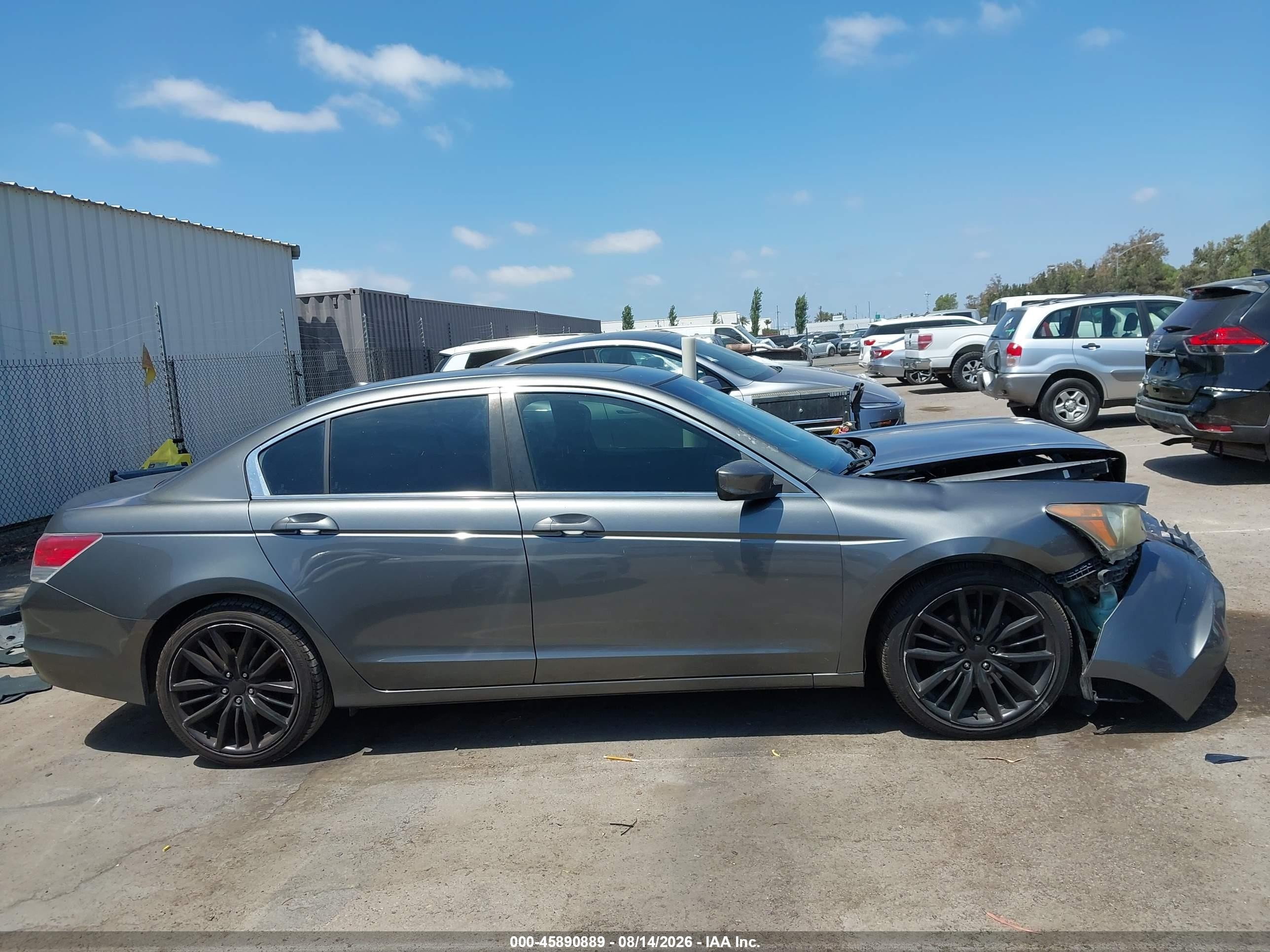 2008 Honda Accord 2.4 Ex-l Gray vin: 1HGCP26858A155202