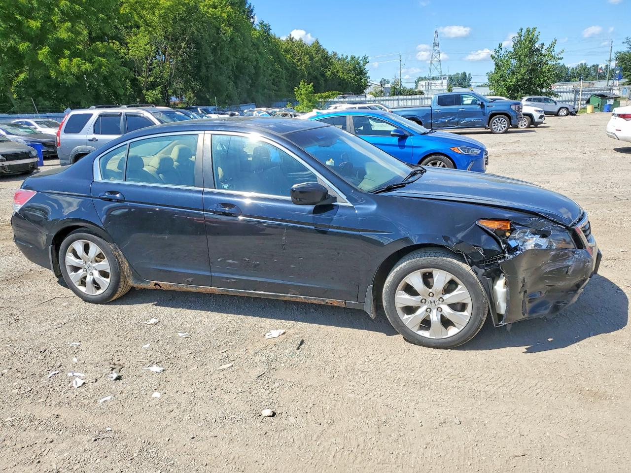 2008 Honda Accord Exl Black vin: 1HGCP26858A806487