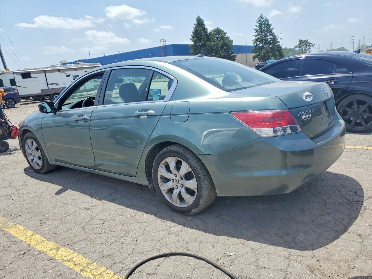 2009 Honda Accord Exl Зеленый vin: 1HGCP26859A007018