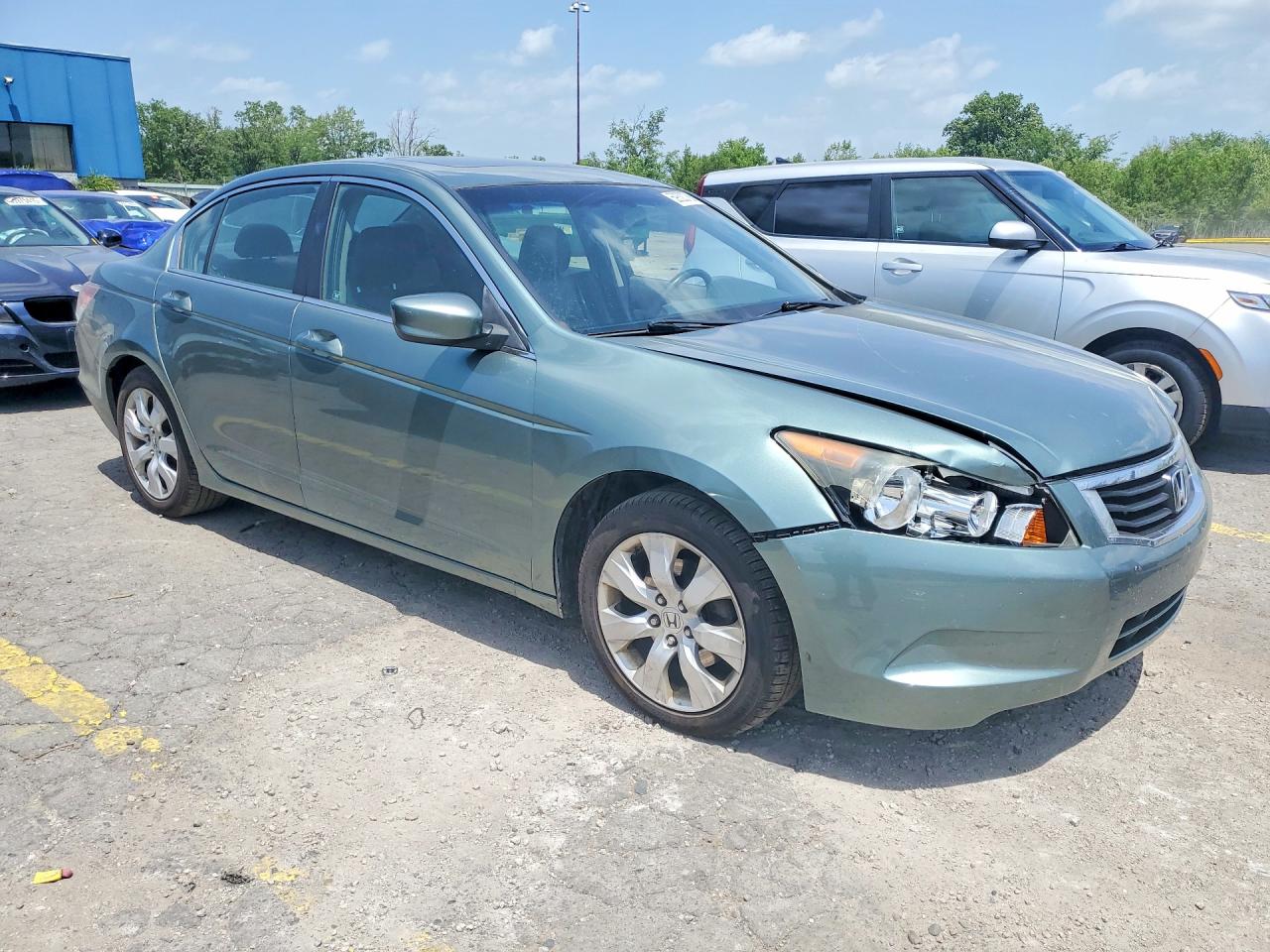 2009 Honda Accord Exl Зеленый vin: 1HGCP26859A007018