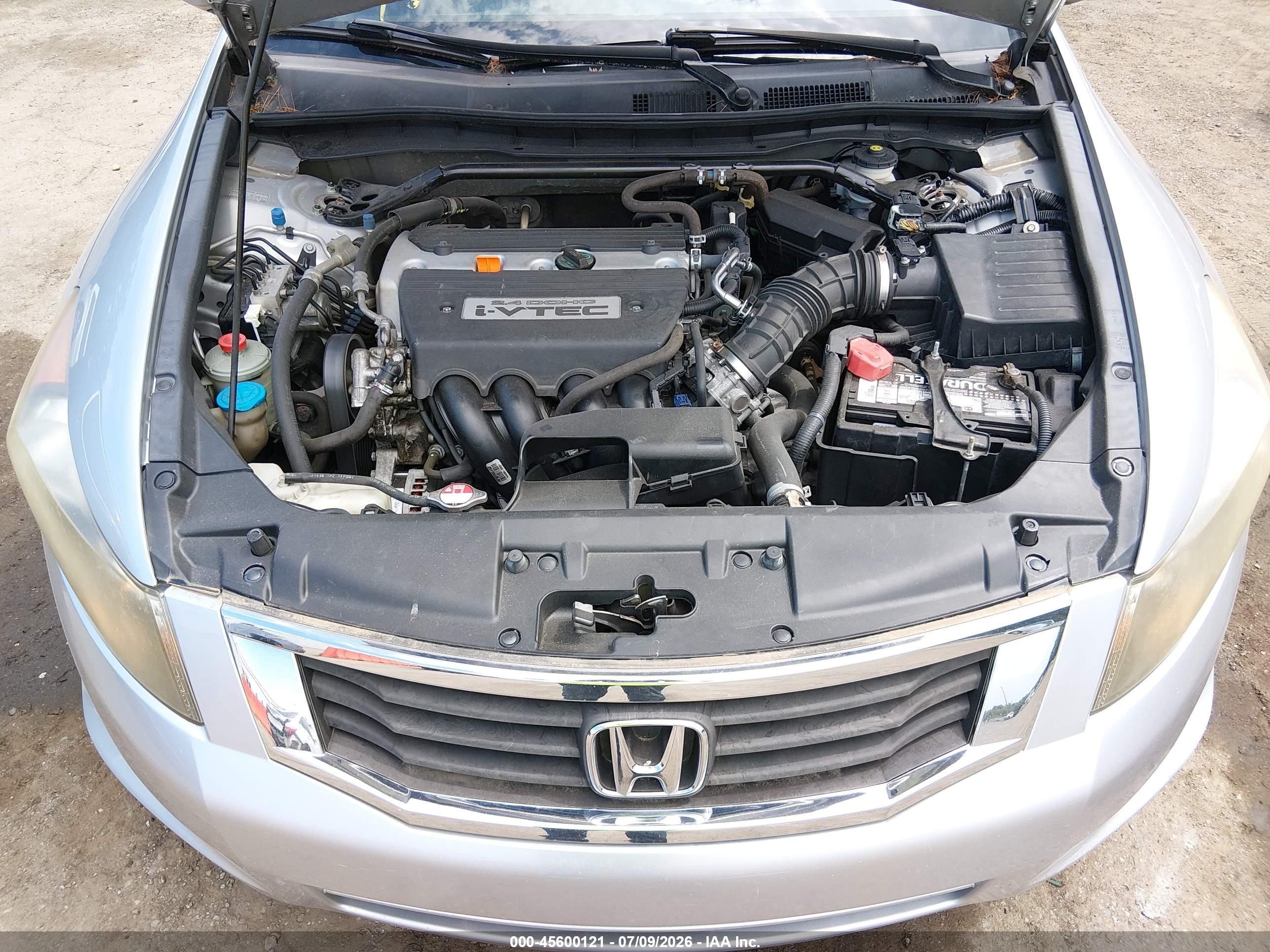 2009 Honda Accord 2.4 Ex-l Серебряный vin: 1HGCP26859A034493