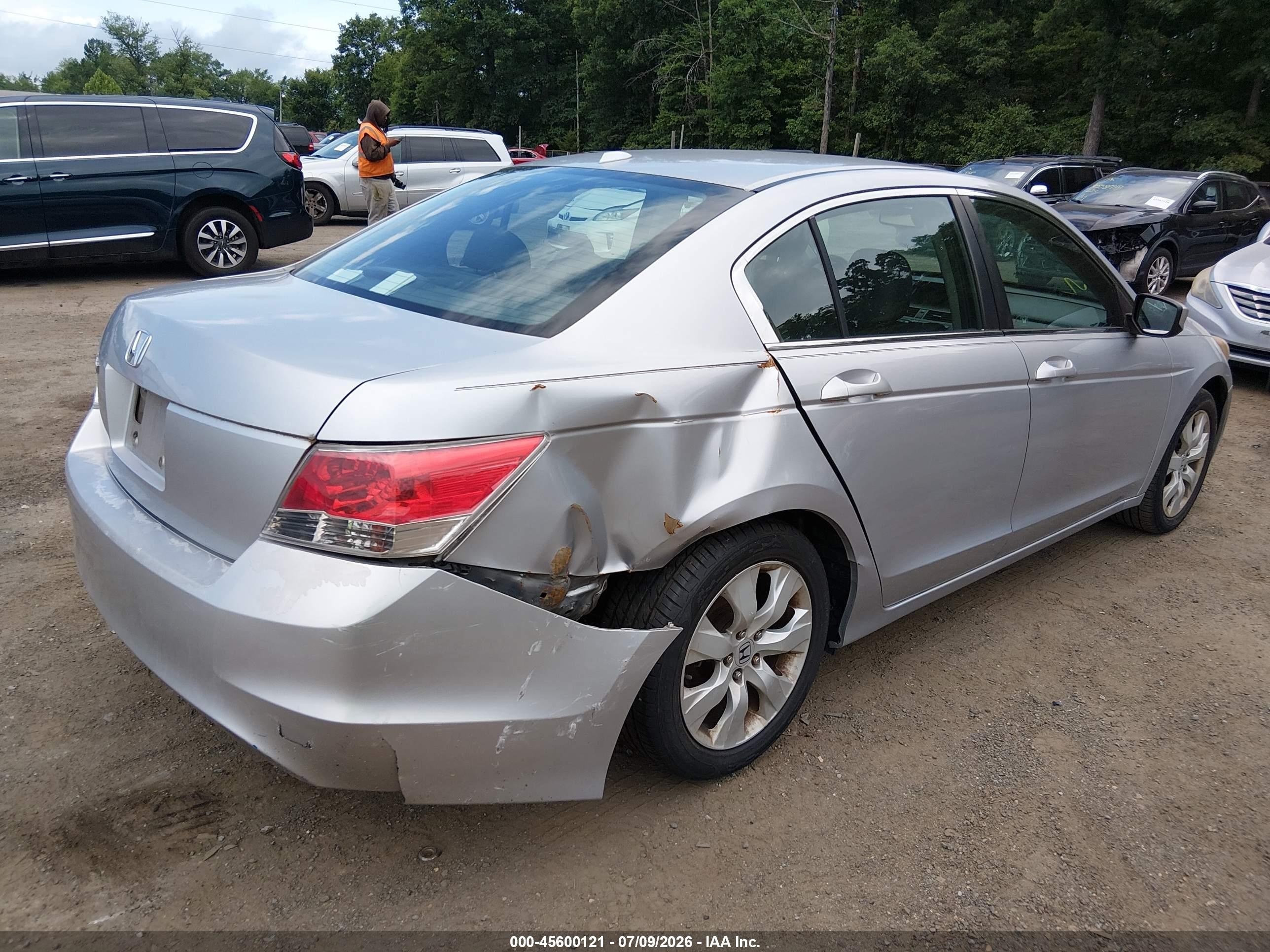2009 Honda Accord 2.4 Ex-l Серебряный vin: 1HGCP26859A034493