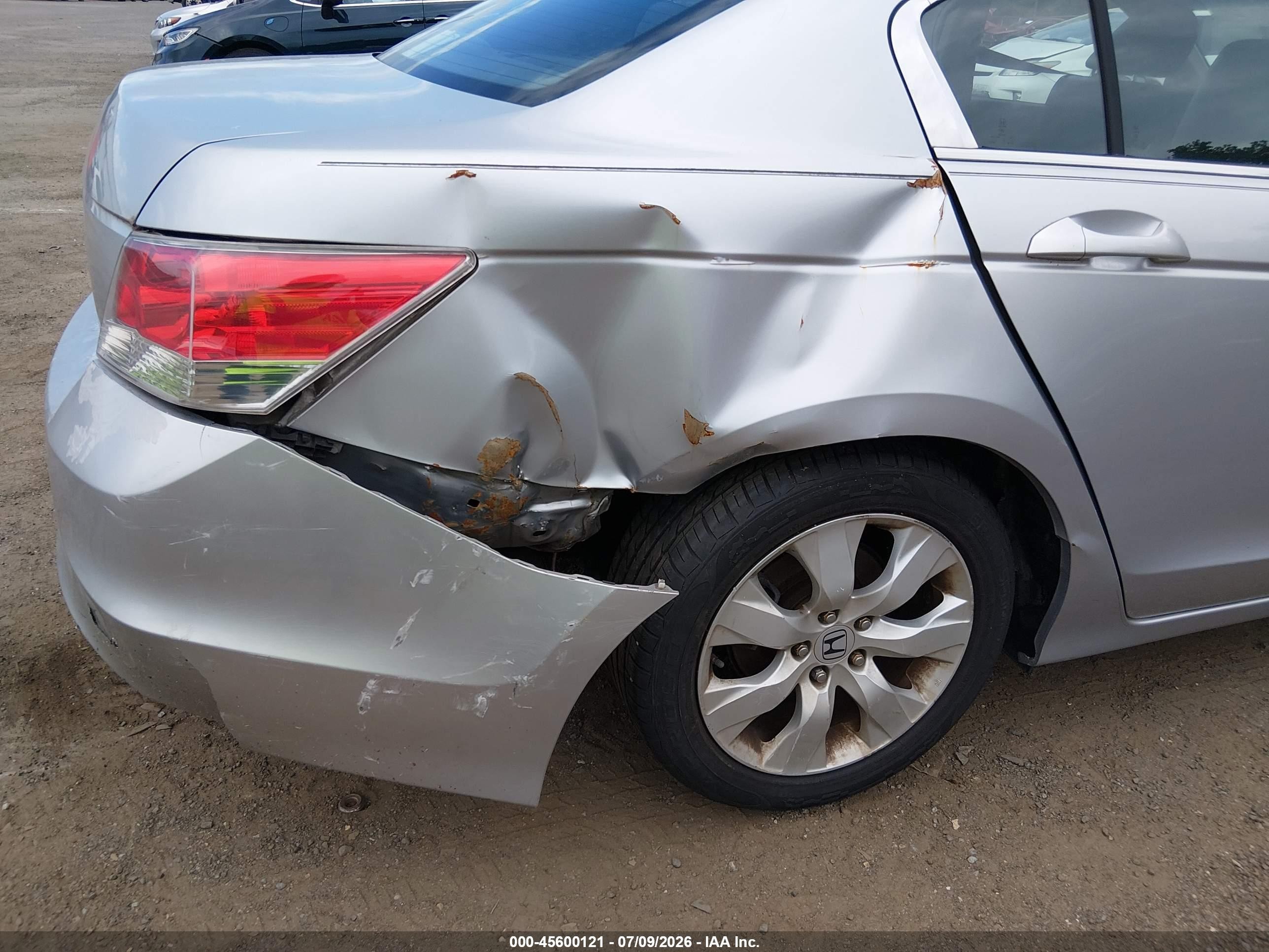 2009 Honda Accord 2.4 Ex-l Серебряный vin: 1HGCP26859A034493