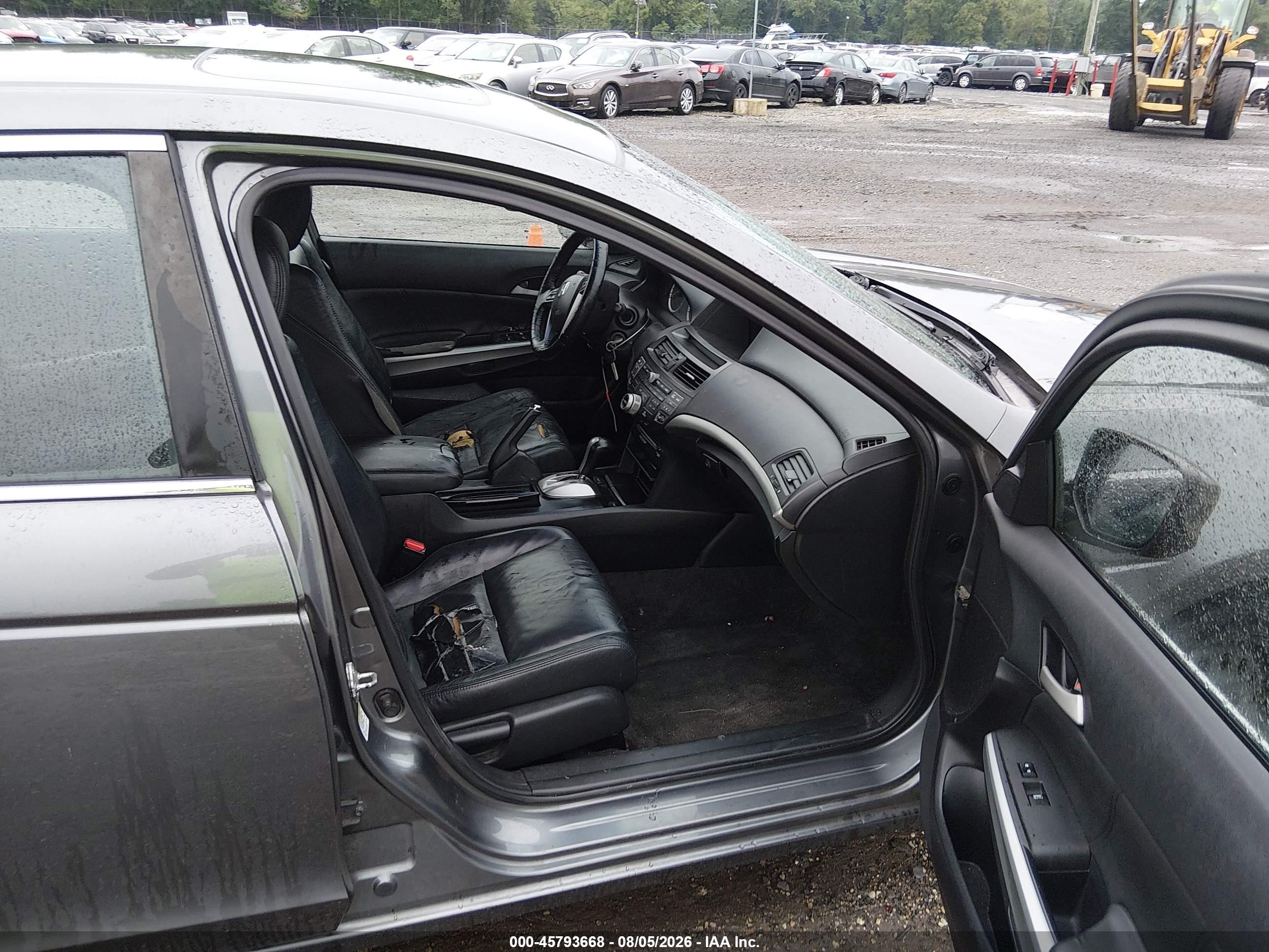 2009 Honda Accord 2.4 Ex-l Gray vin: 1HGCP26859A048426