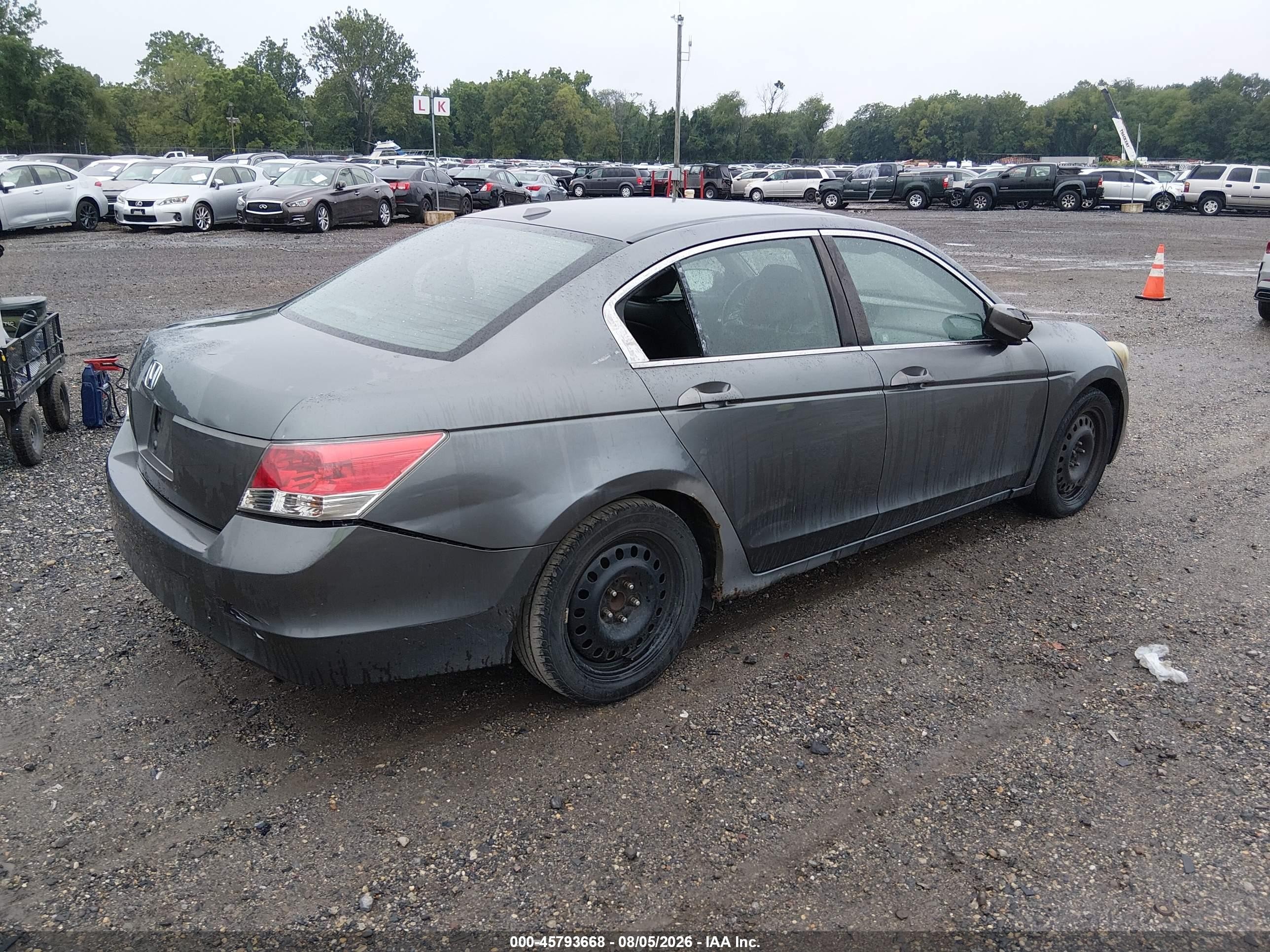 2009 Honda Accord 2.4 Ex-l Gray vin: 1HGCP26859A048426