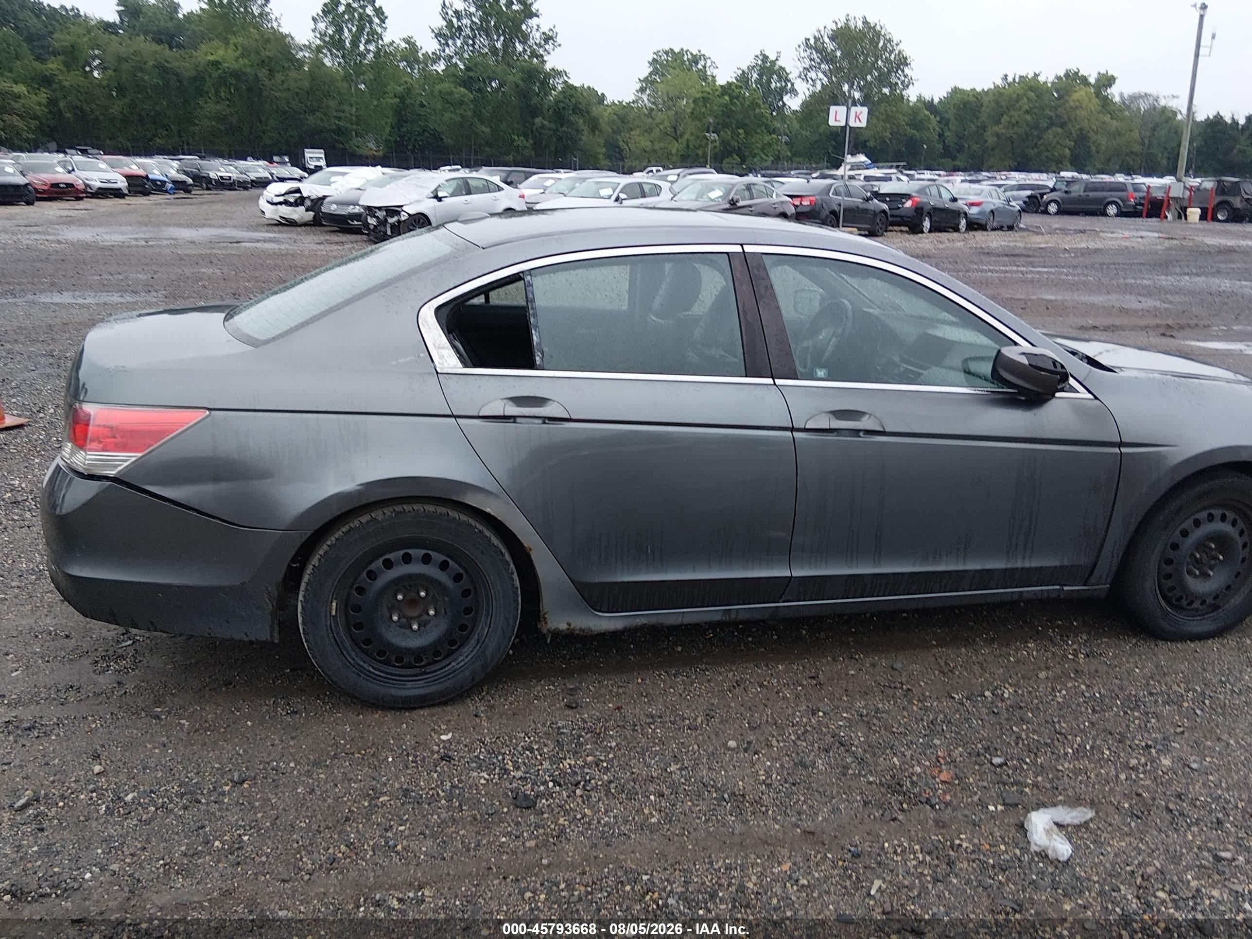 2009 Honda Accord 2.4 Ex-l Gray vin: 1HGCP26859A048426
