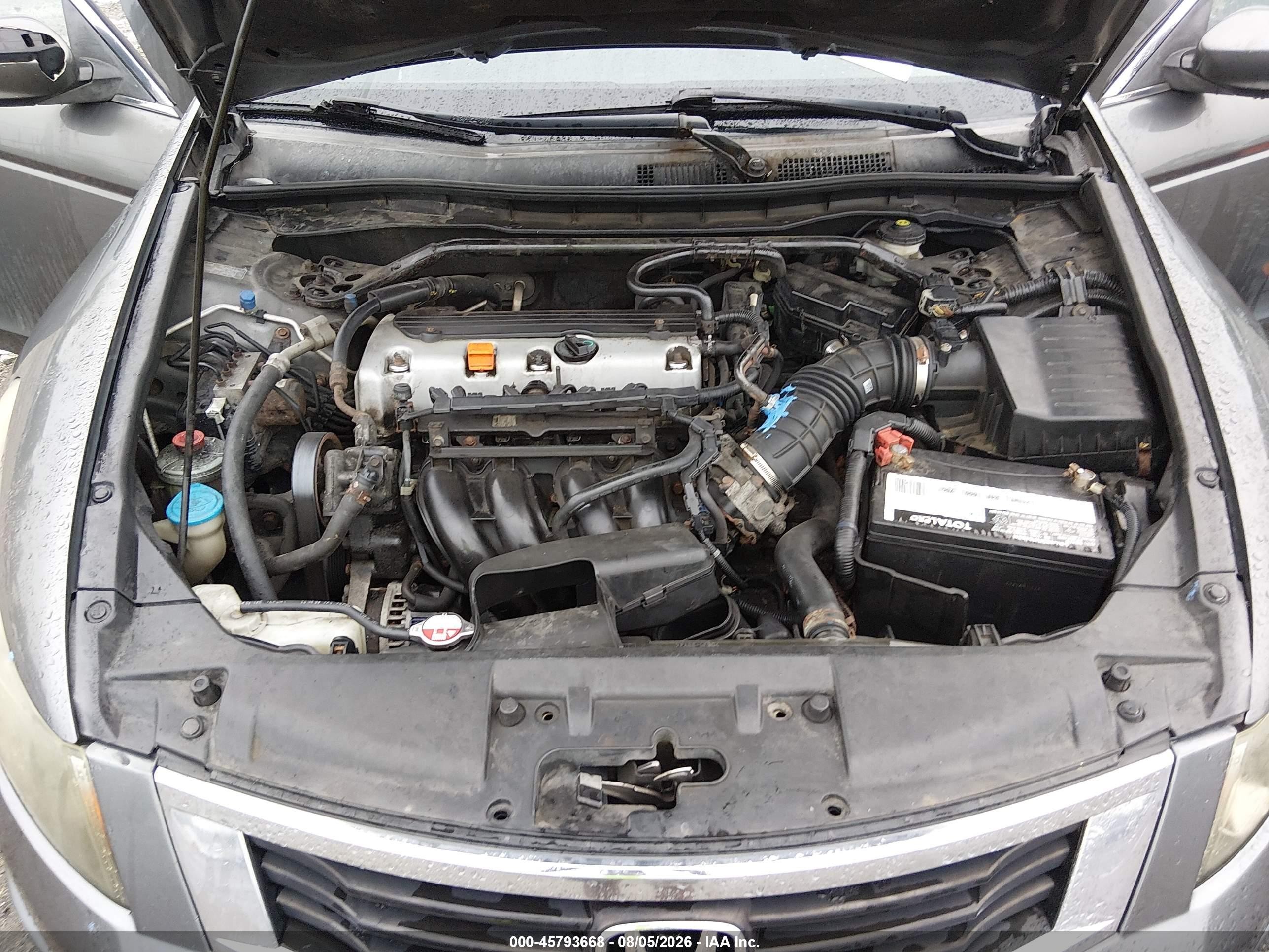 2009 Honda Accord 2.4 Ex-l Gray vin: 1HGCP26859A048426
