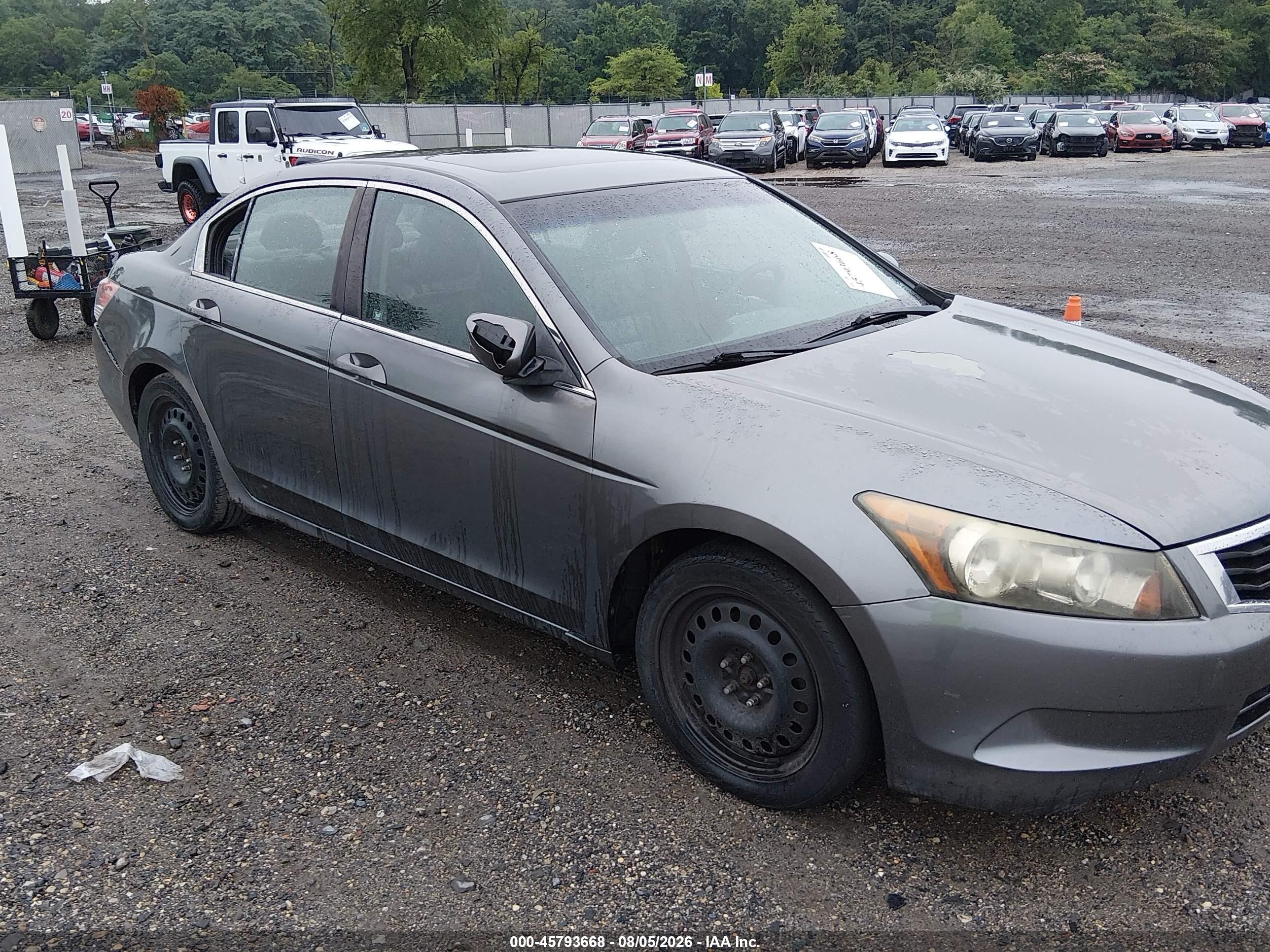 2009 Honda Accord 2.4 Ex-l Gray vin: 1HGCP26859A048426