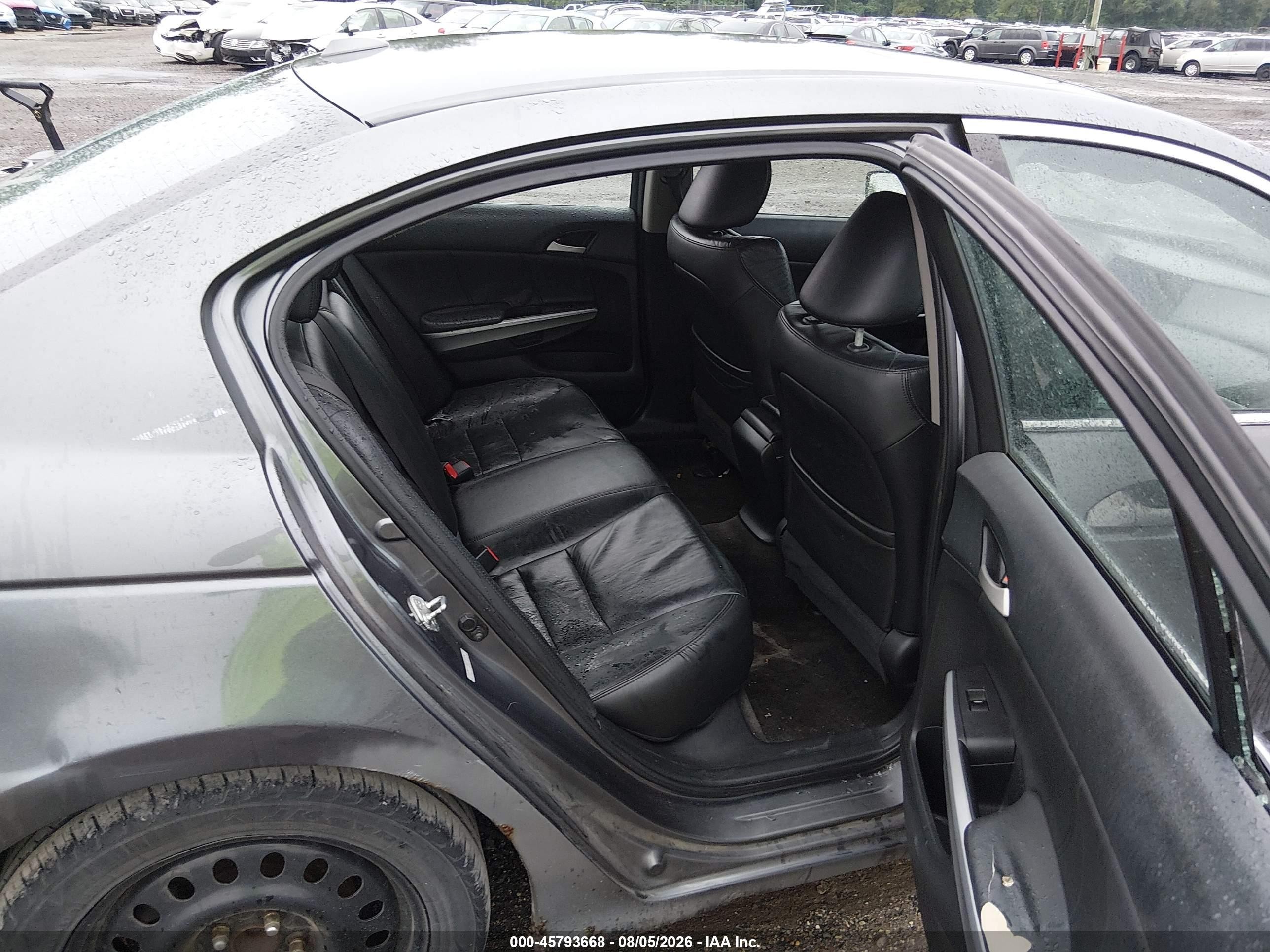 2009 Honda Accord 2.4 Ex-l Gray vin: 1HGCP26859A048426