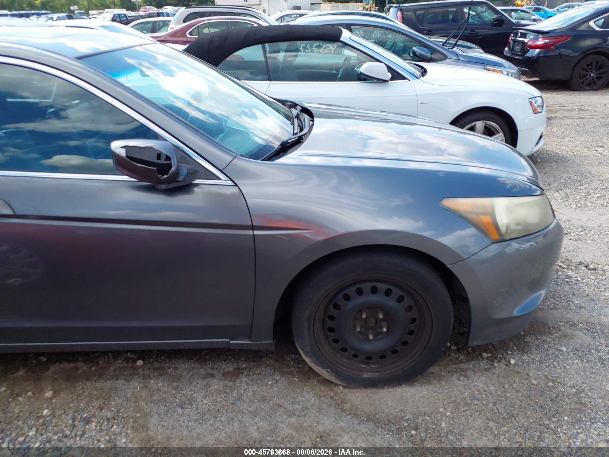 2009 Honda Accord 2.4 Ex-l Gray vin: 1HGCP26859A048426