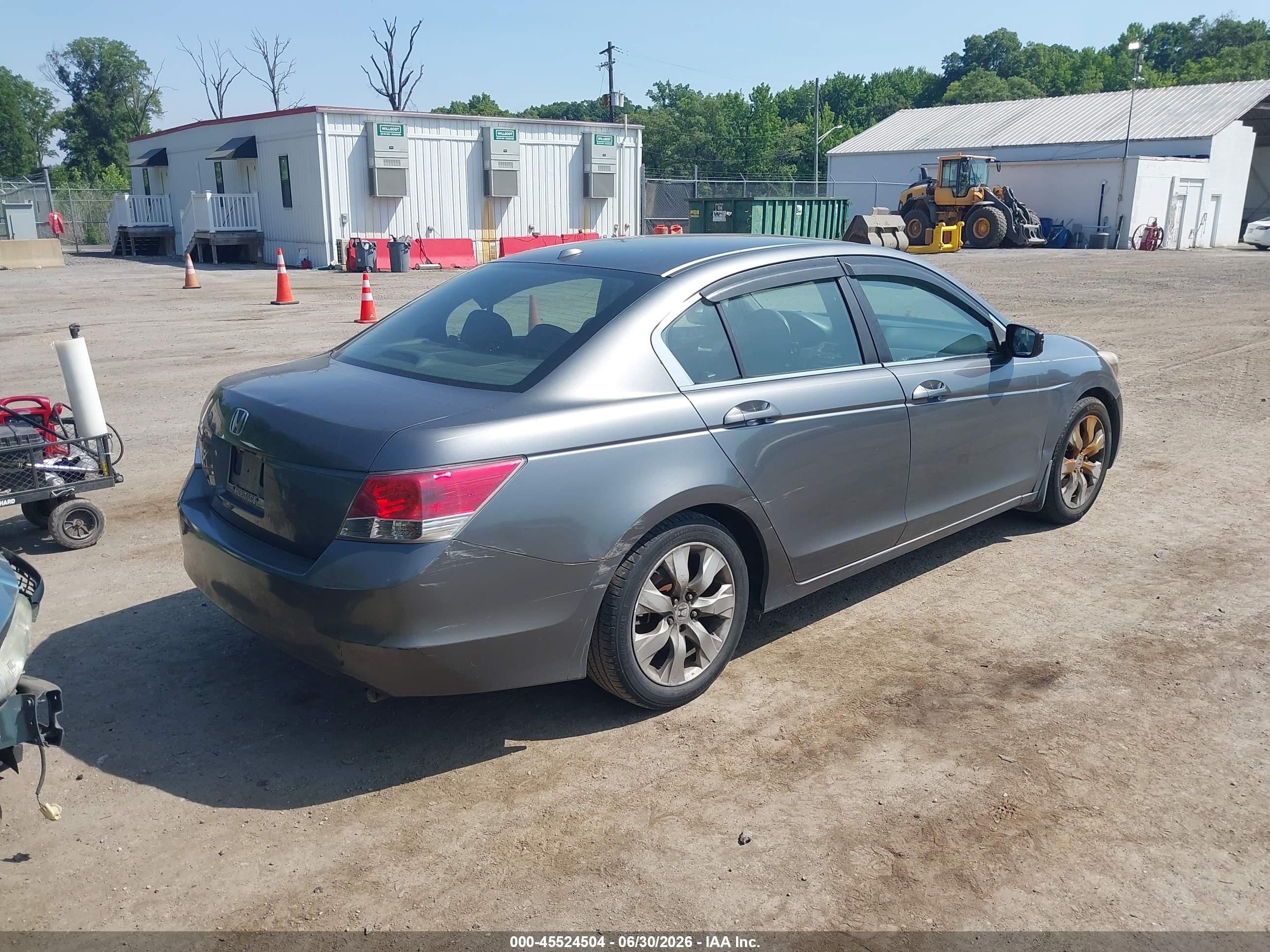 2009 Honda Accord 2.4 Ex-l Gray vin: 1HGCP26859A051620