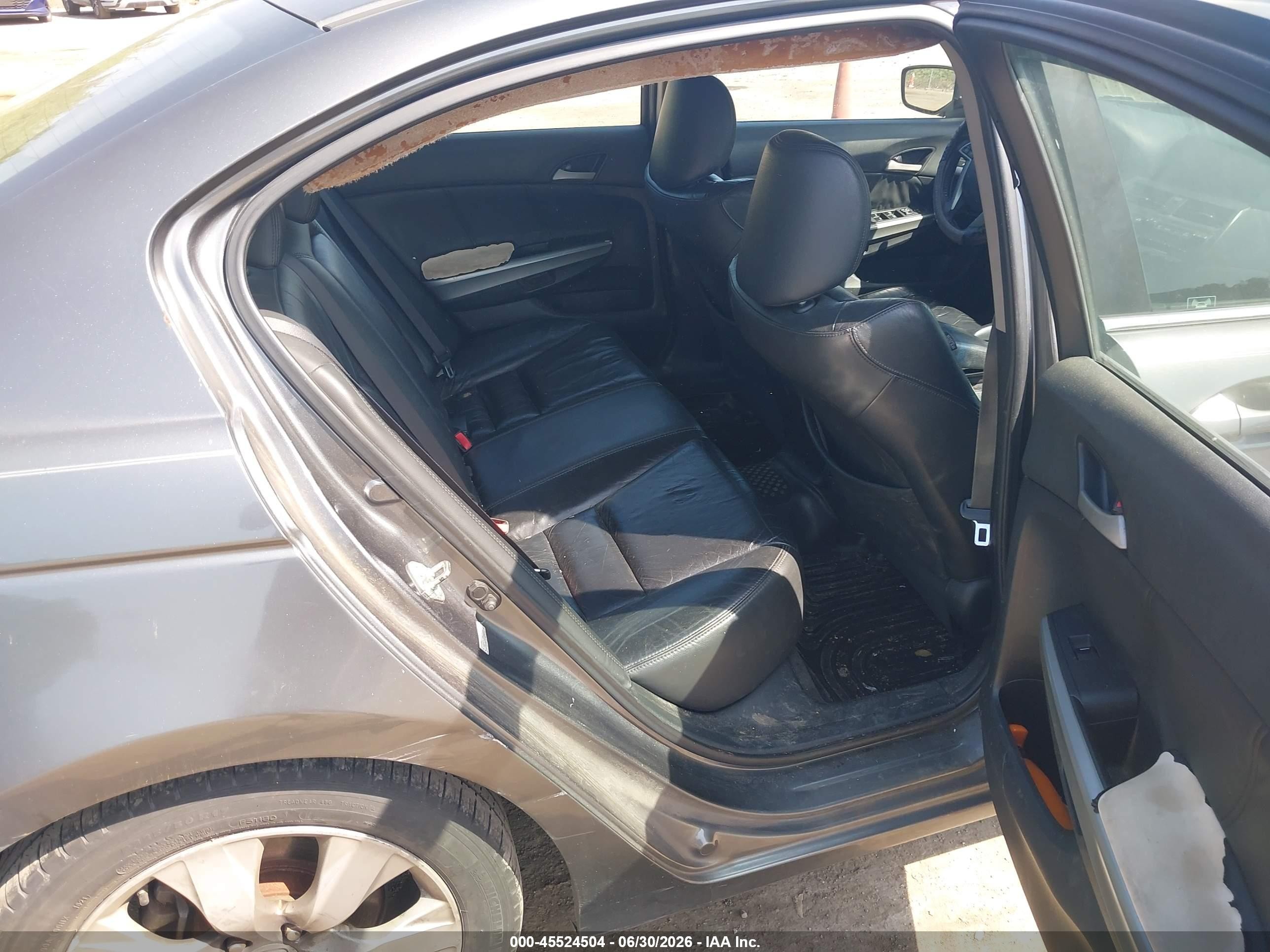 2009 Honda Accord 2.4 Ex-l Gray vin: 1HGCP26859A051620