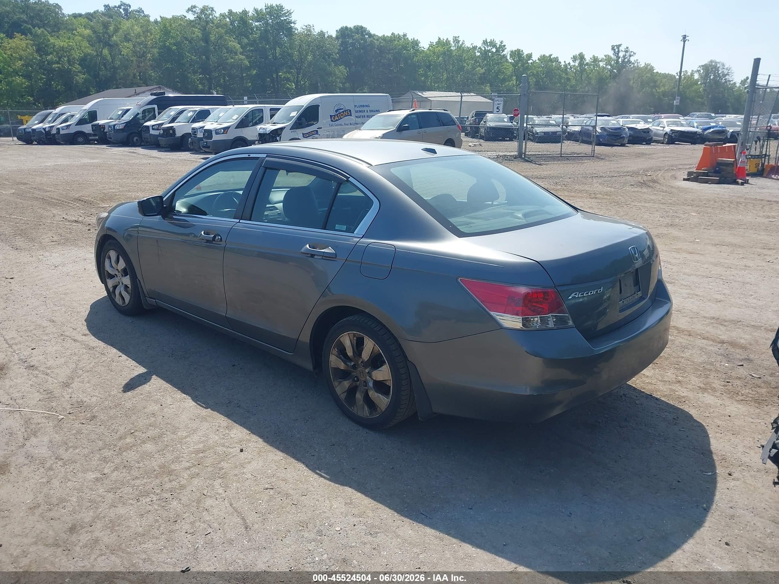 2009 Honda Accord 2.4 Ex-l Gray vin: 1HGCP26859A051620