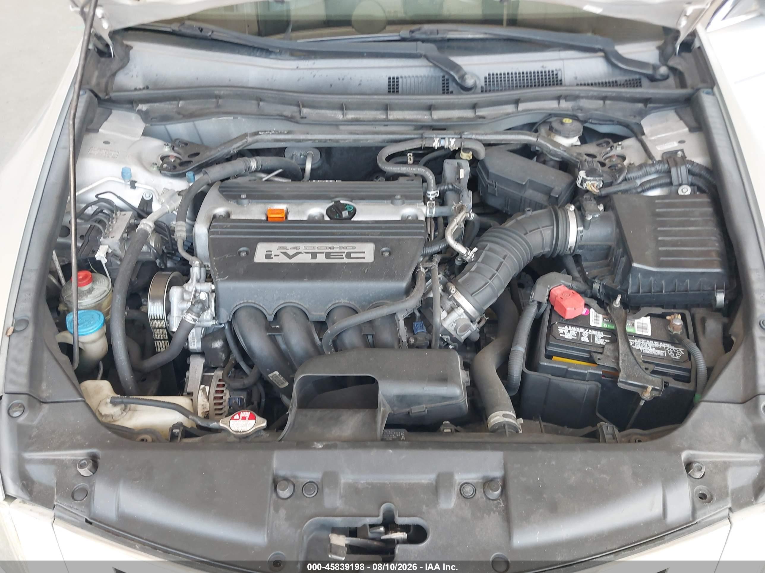2009 Honda Accord 2.4 Ex-l Серебряный vin: 1HGCP26859A089963