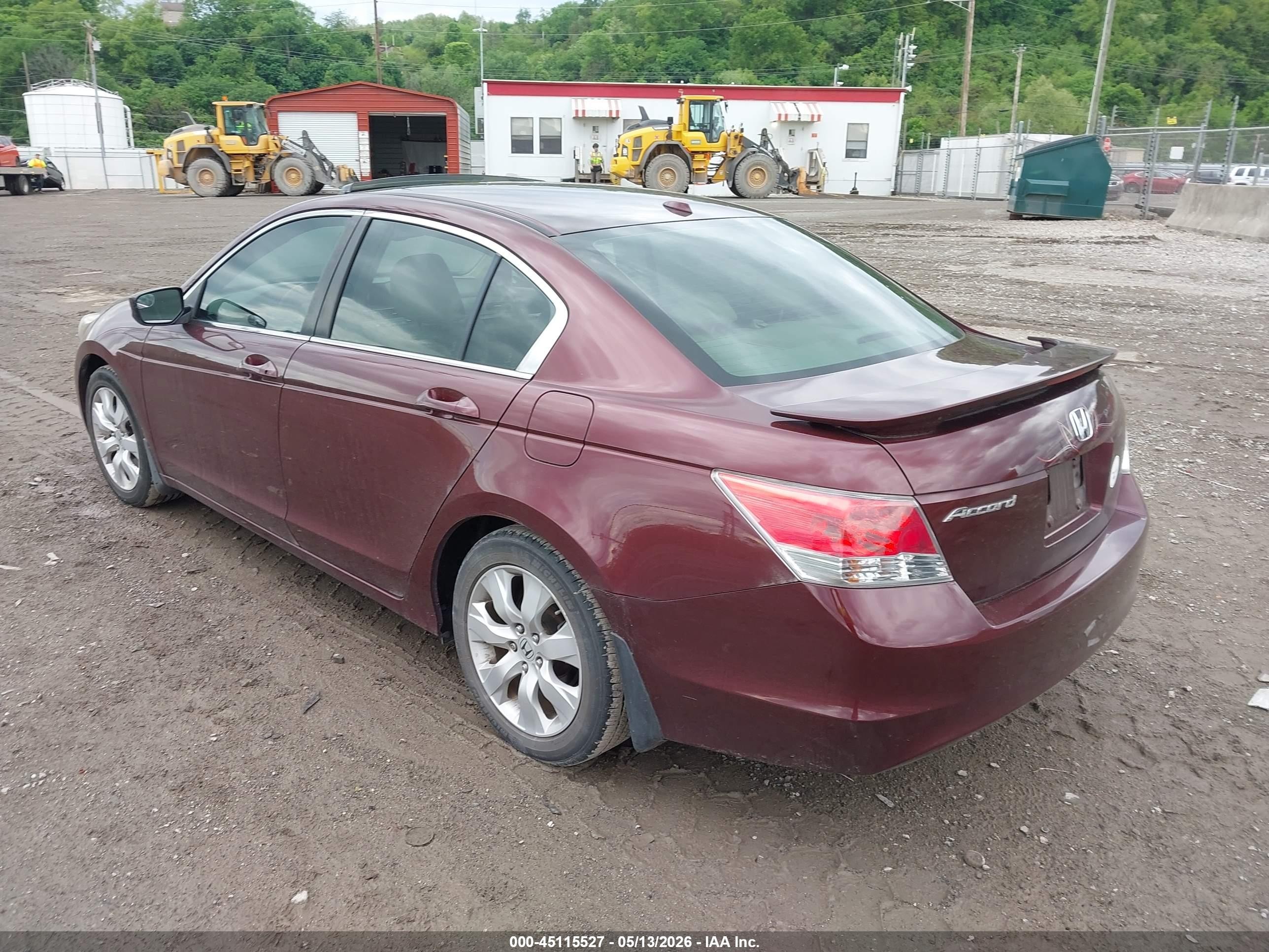 2009 Honda Accord 2.4 Ex-l Maroon vin: 1HGCP26859A099439