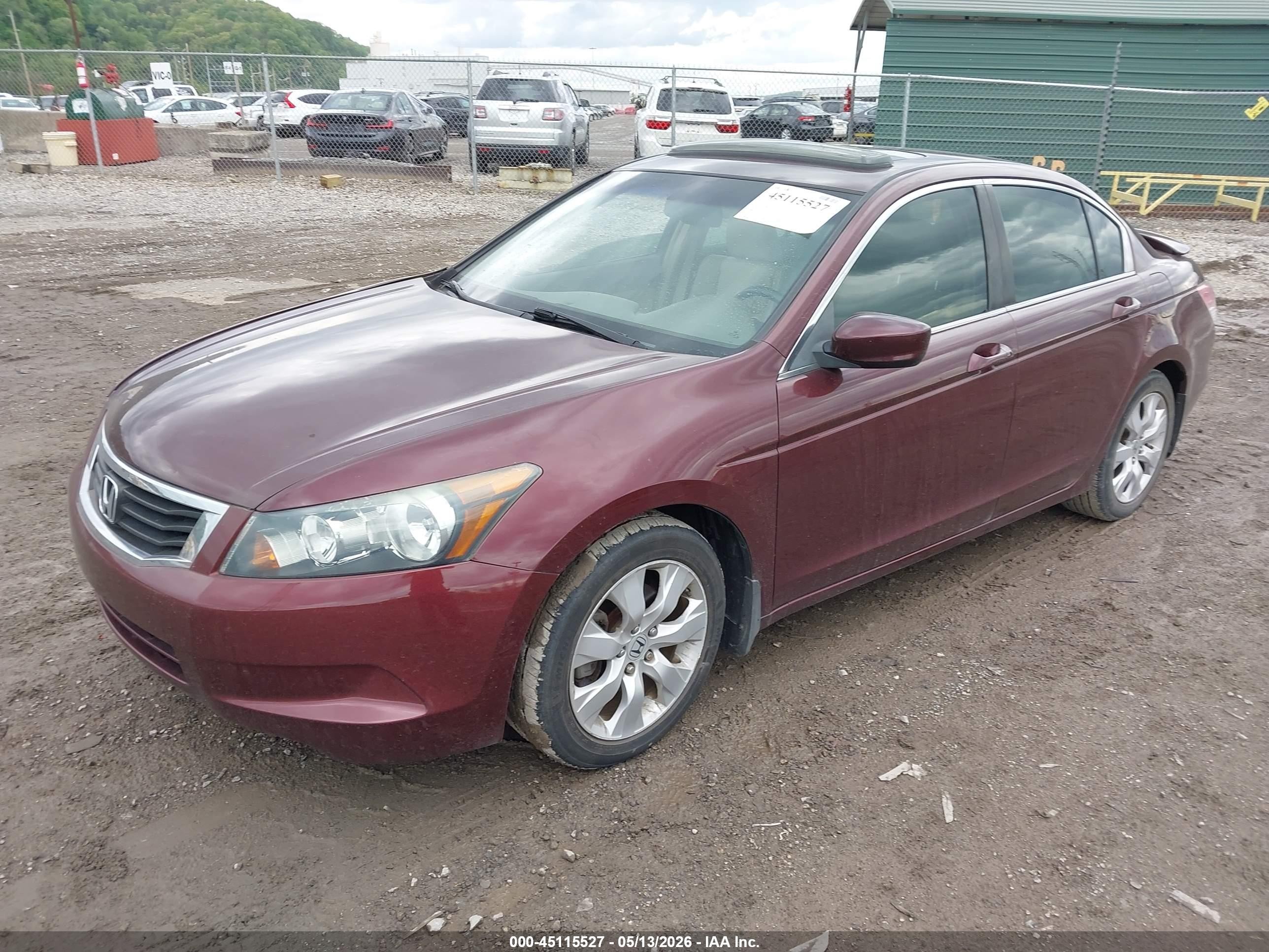 2009 Honda Accord 2.4 Ex-l Maroon vin: 1HGCP26859A099439