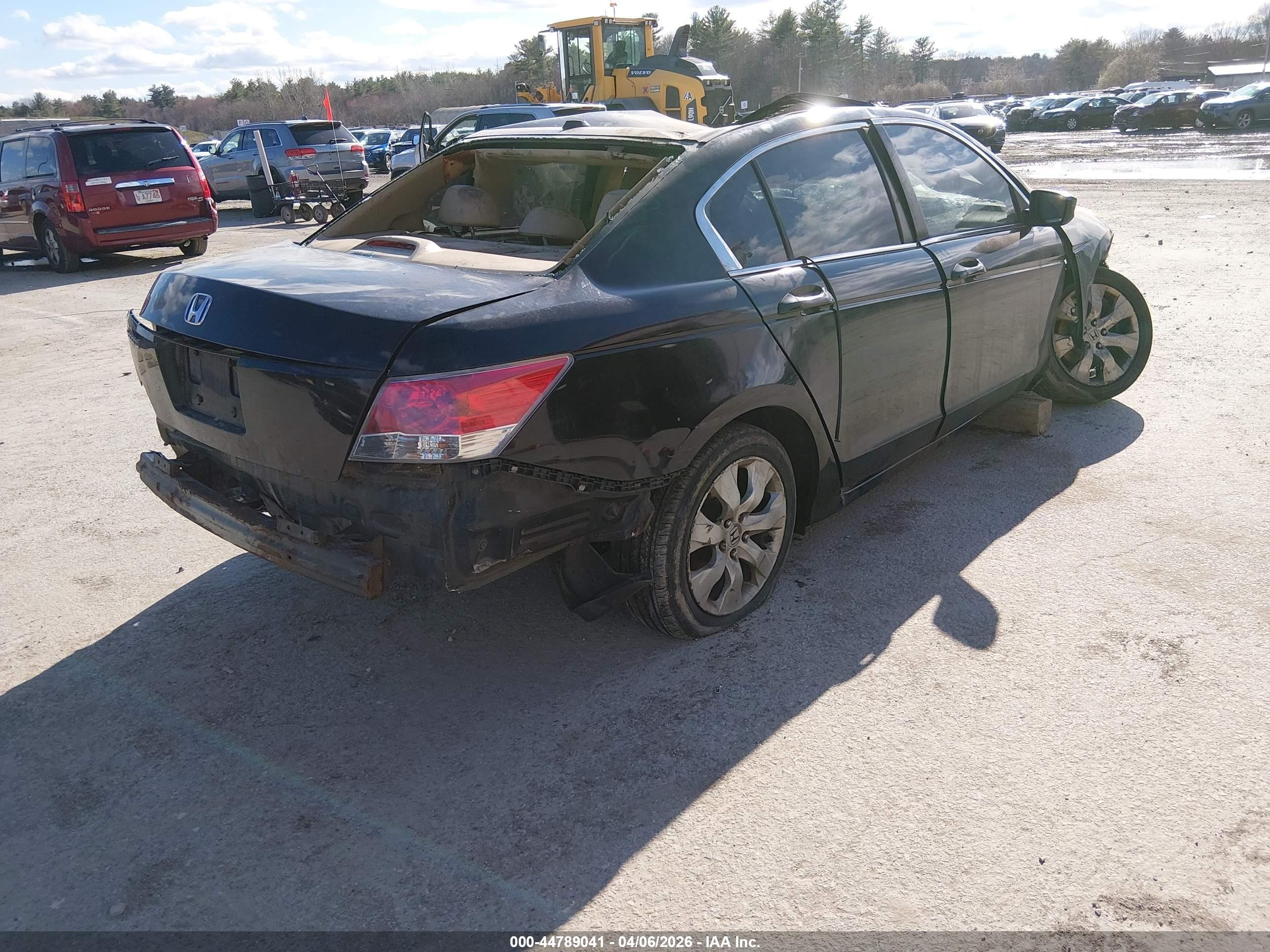 2009 Honda Accord 2.4 Ex-l Черный vin: 1HGCP26859A102243