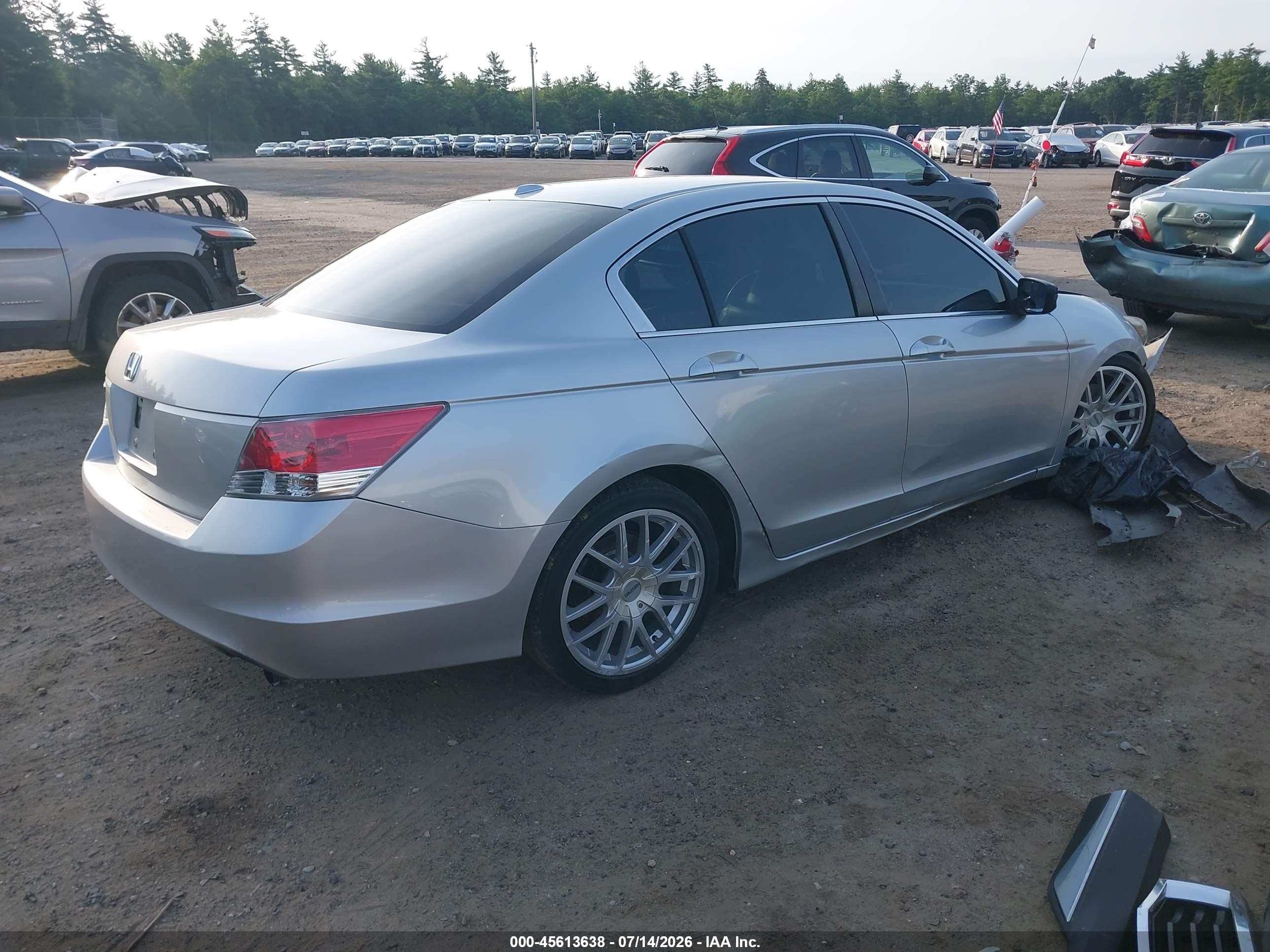2009 Honda Accord 2.4 Ex-l Silver vin: 1HGCP26859A114912