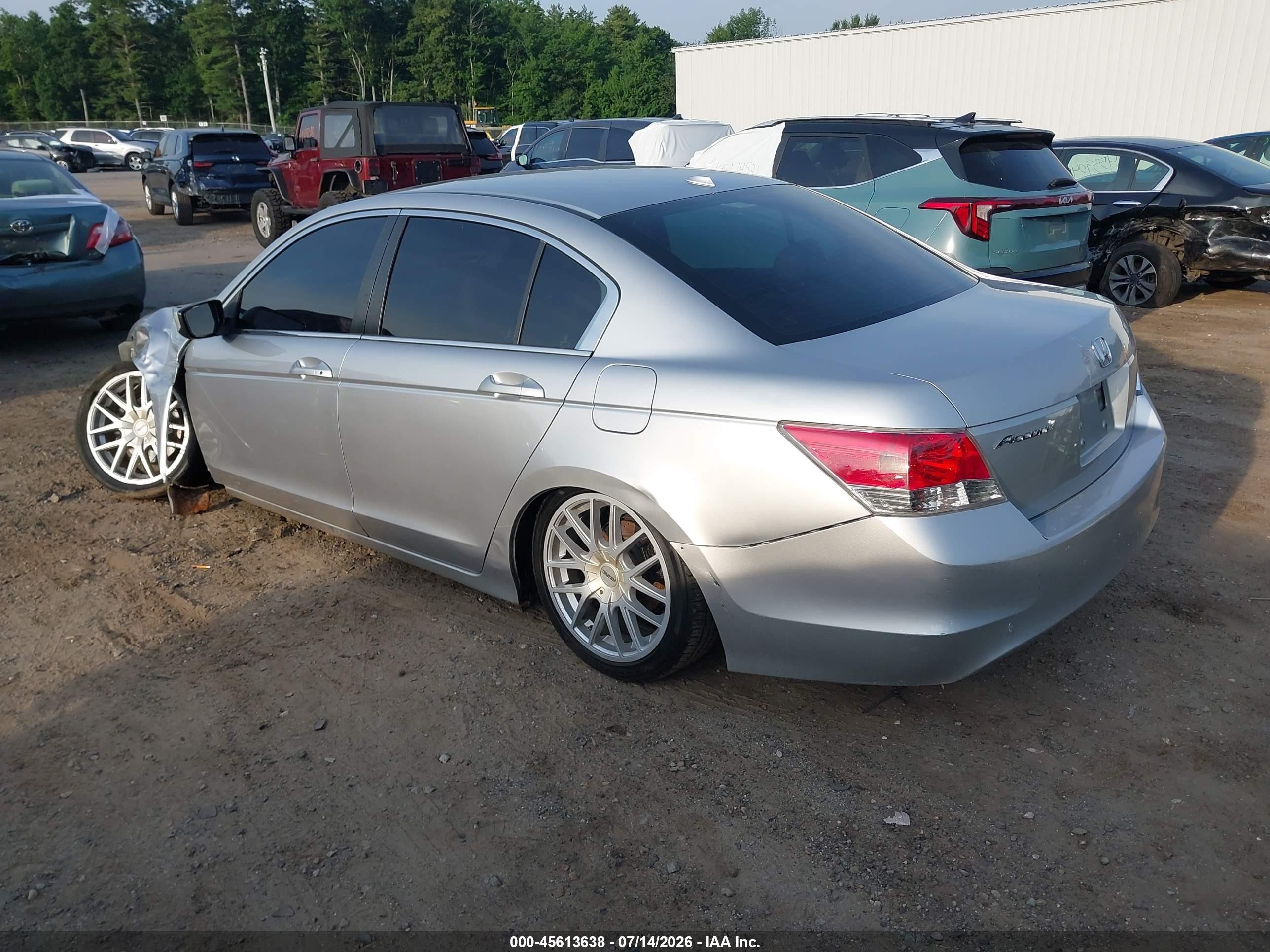 2009 Honda Accord 2.4 Ex-l Silver vin: 1HGCP26859A114912