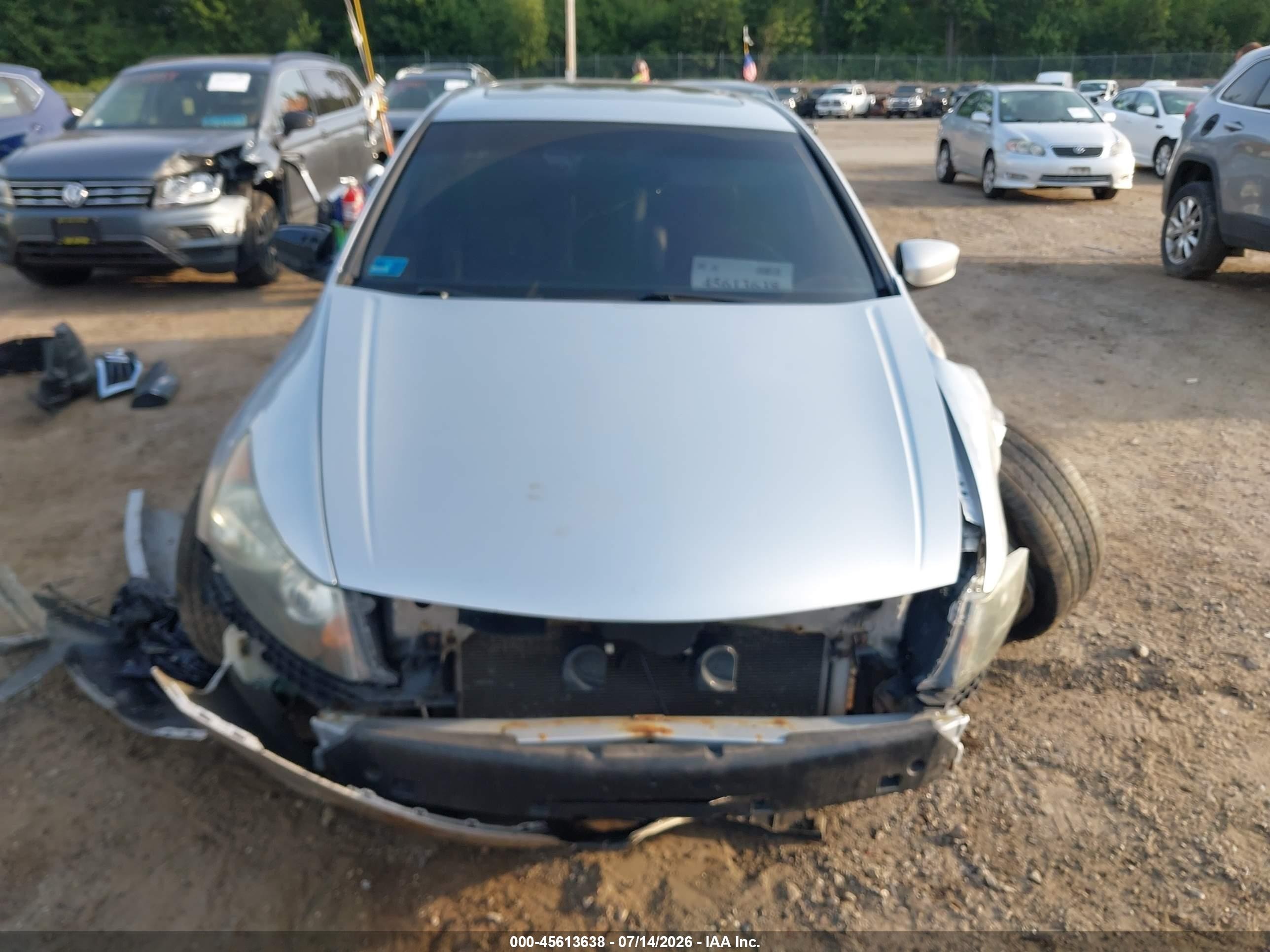 2009 Honda Accord 2.4 Ex-l Silver vin: 1HGCP26859A114912