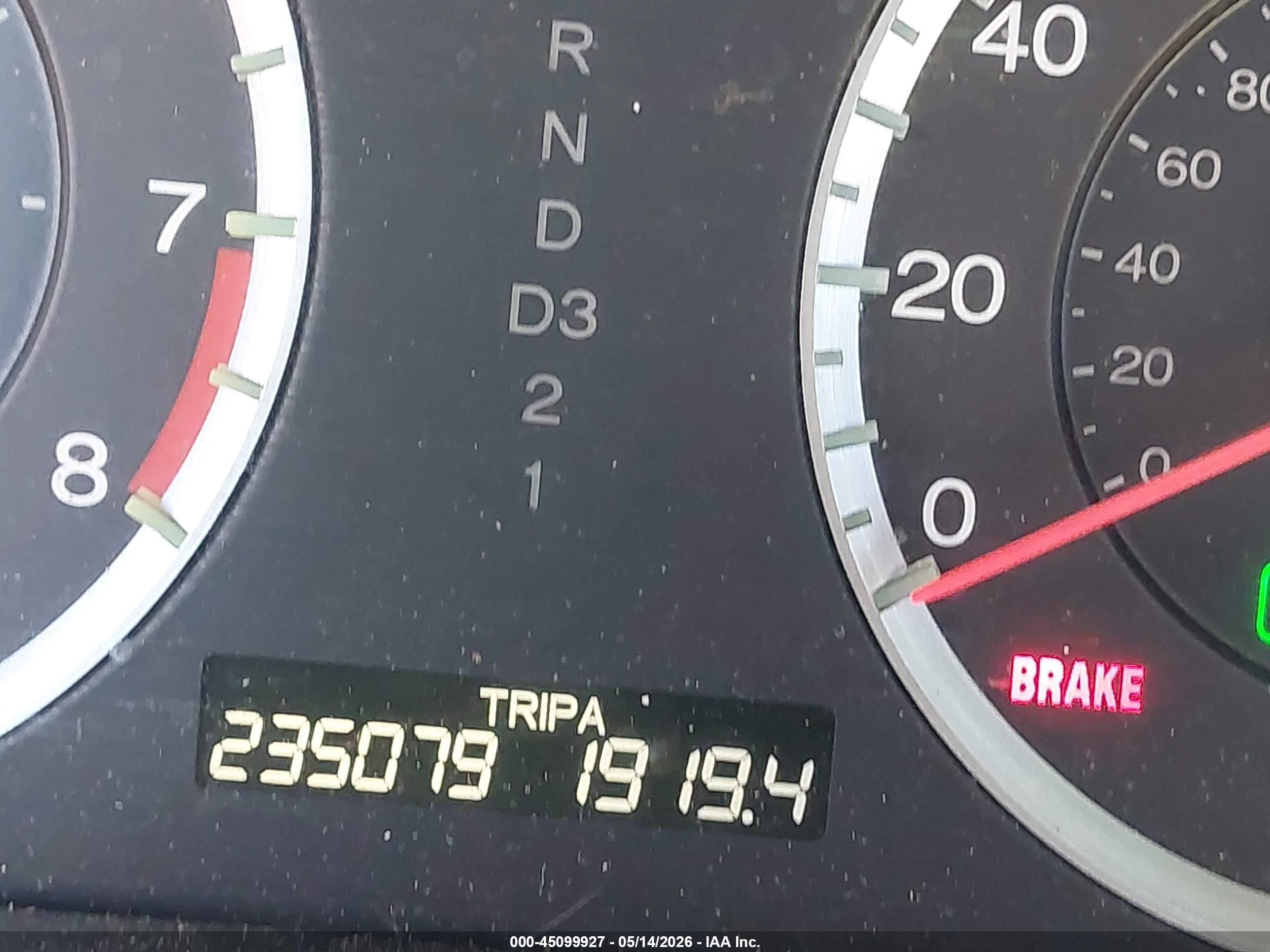 2009 Honda Accord 2.4 Ex-l Красный vin: 1HGCP26859A140670