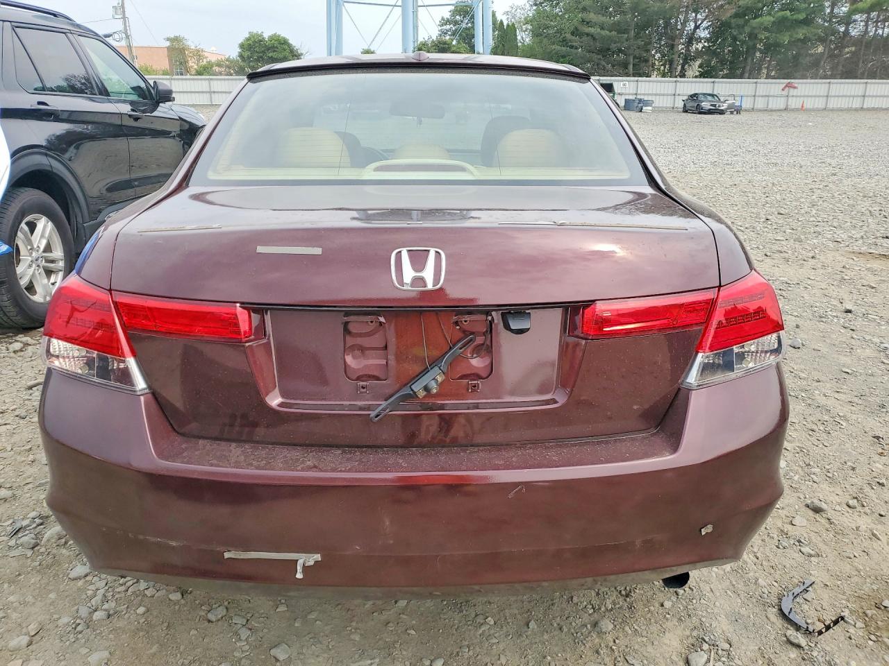 2009 Honda Accord Exl Burgundy vin: 1HGCP26859A143505