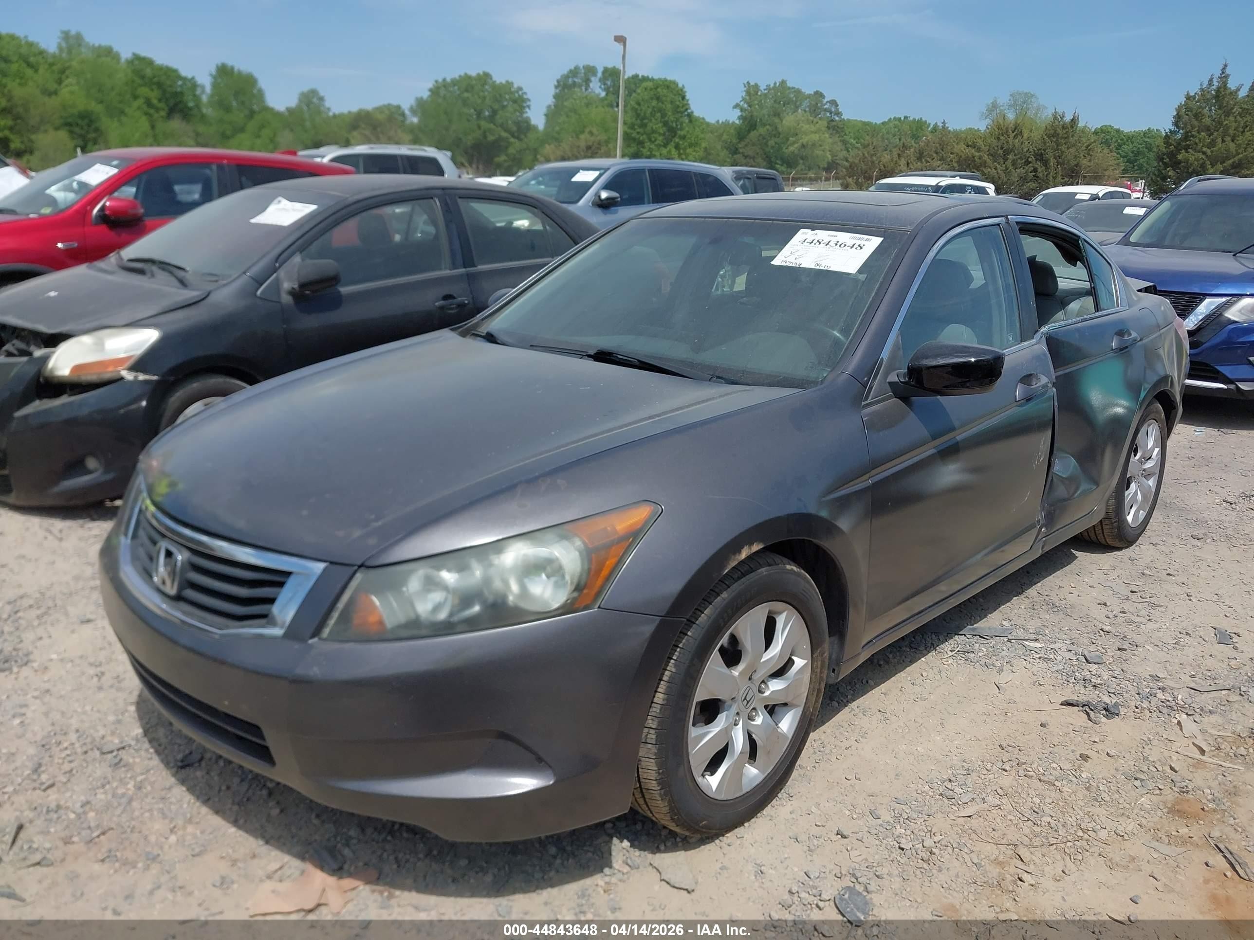 2009 Honda Accord 2.4 Ex-l Gray vin: 1HGCP26859A166928