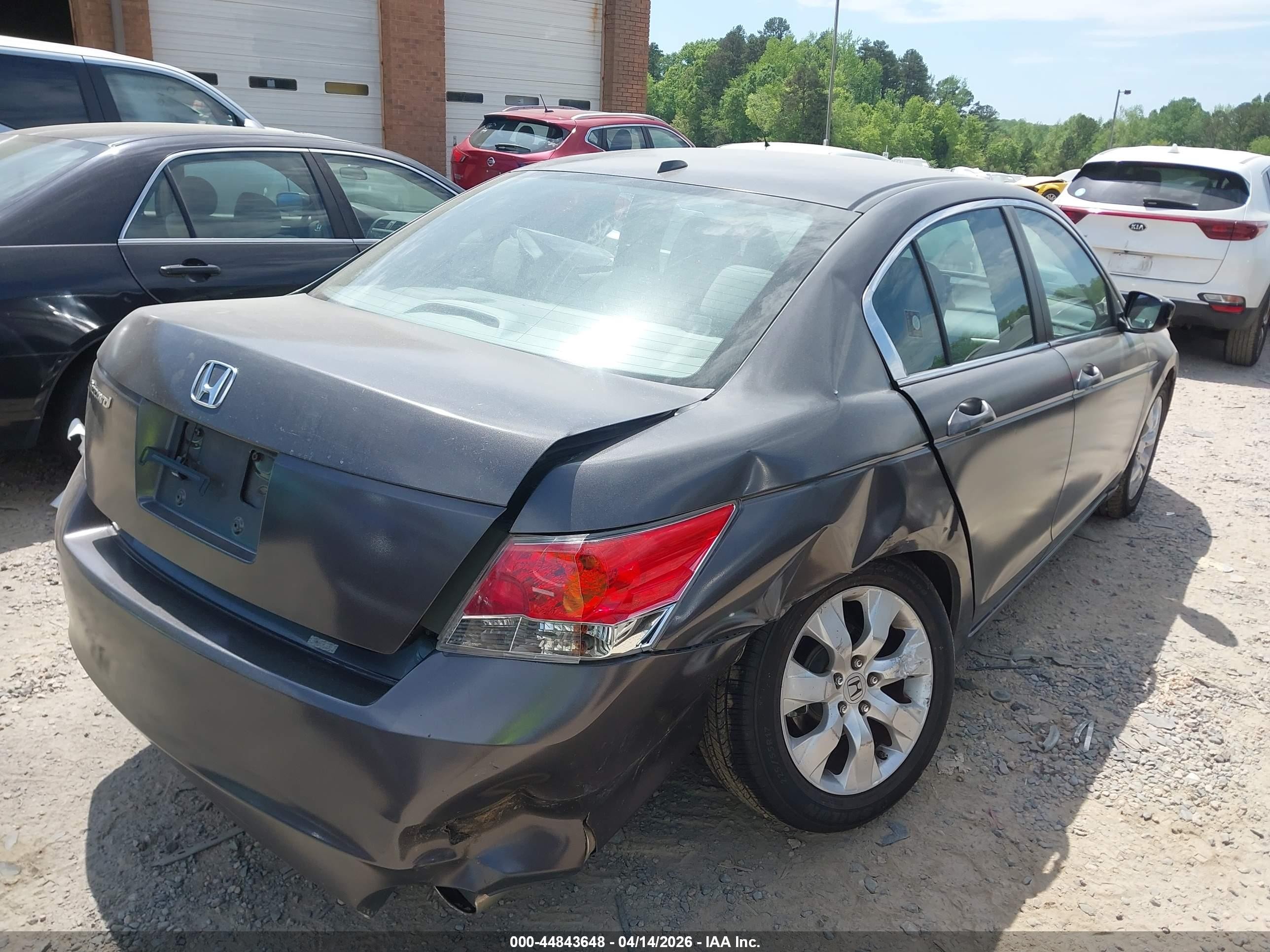 2009 Honda Accord 2.4 Ex-l Gray vin: 1HGCP26859A166928