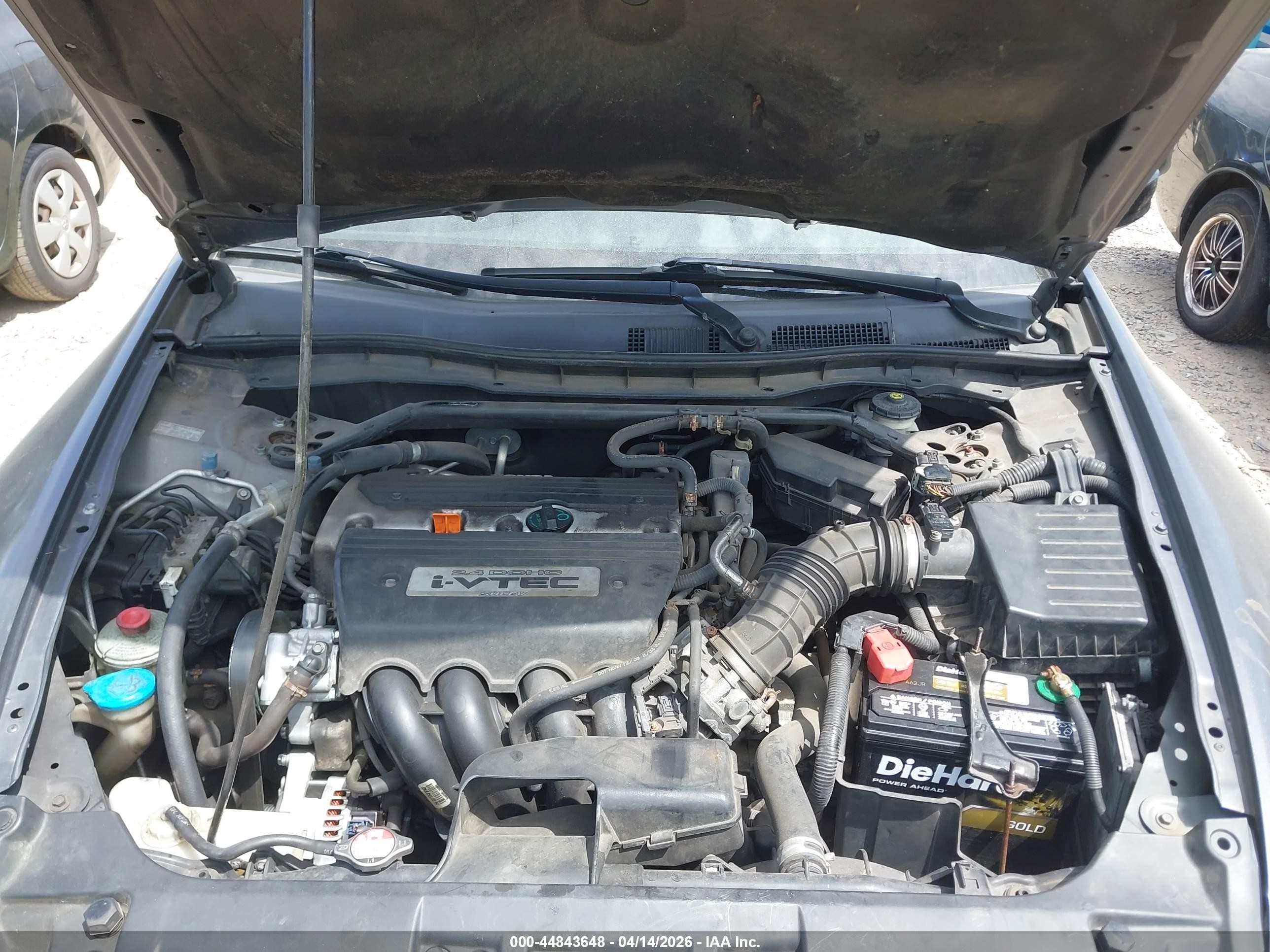 2009 Honda Accord 2.4 Ex-l Gray vin: 1HGCP26859A166928