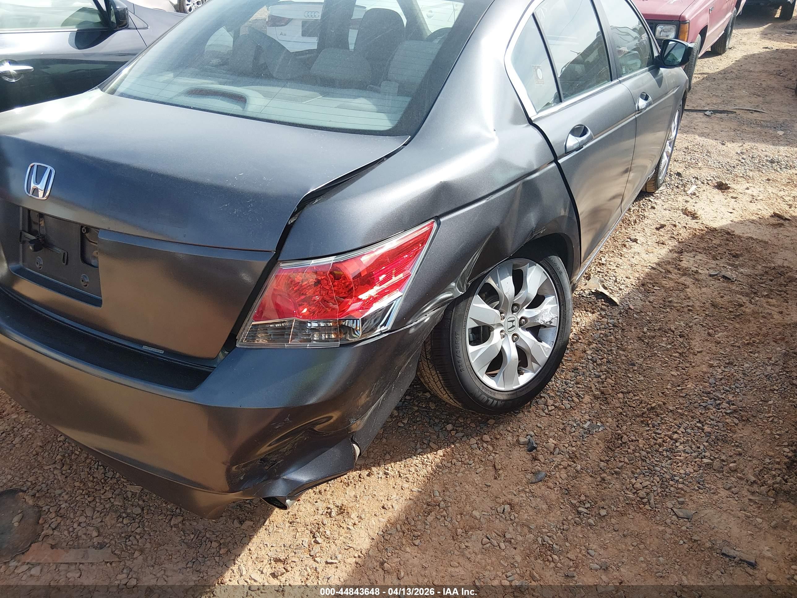 2009 Honda Accord 2.4 Ex-l Gray vin: 1HGCP26859A166928