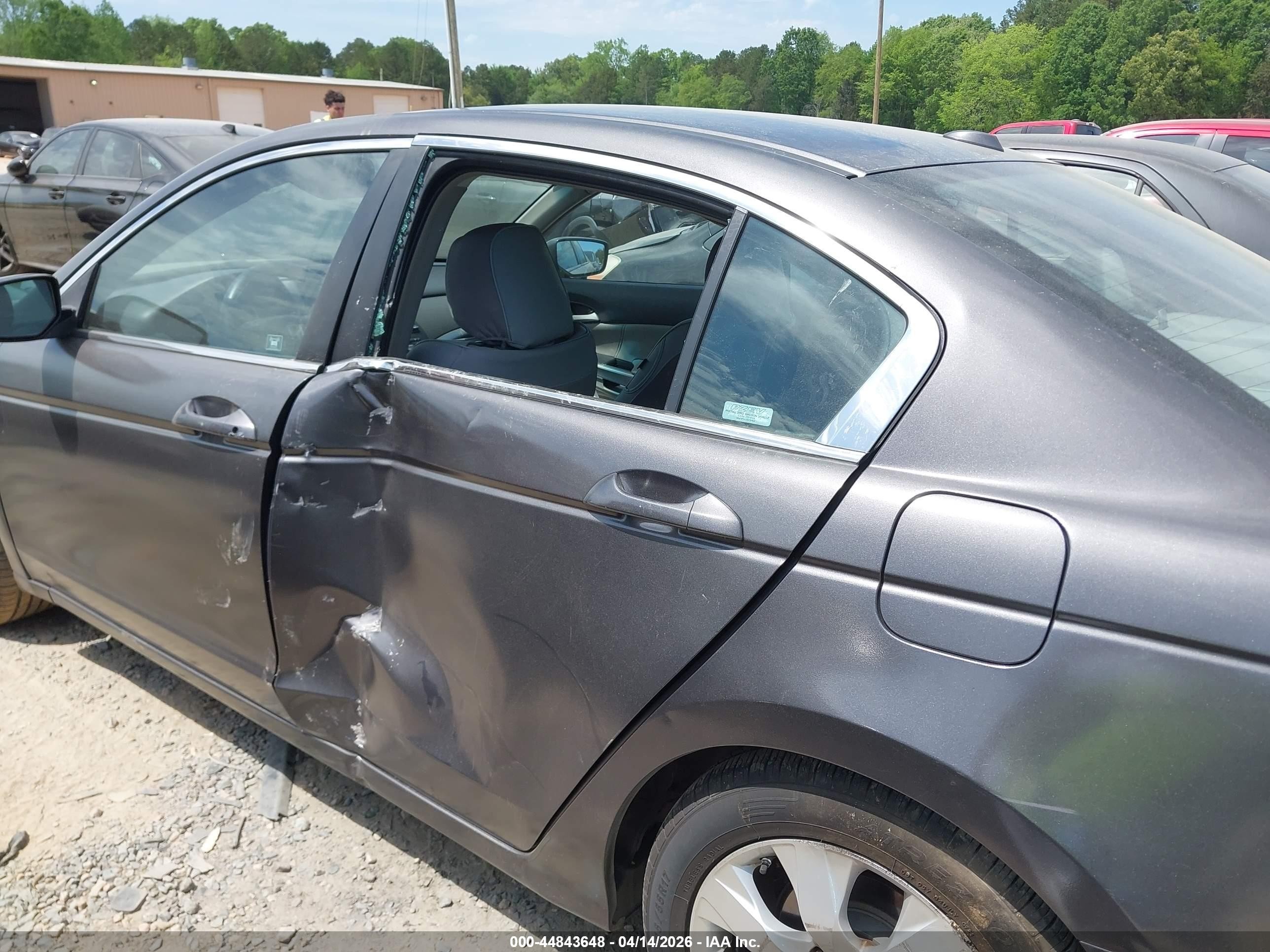 2009 Honda Accord 2.4 Ex-l Gray vin: 1HGCP26859A166928