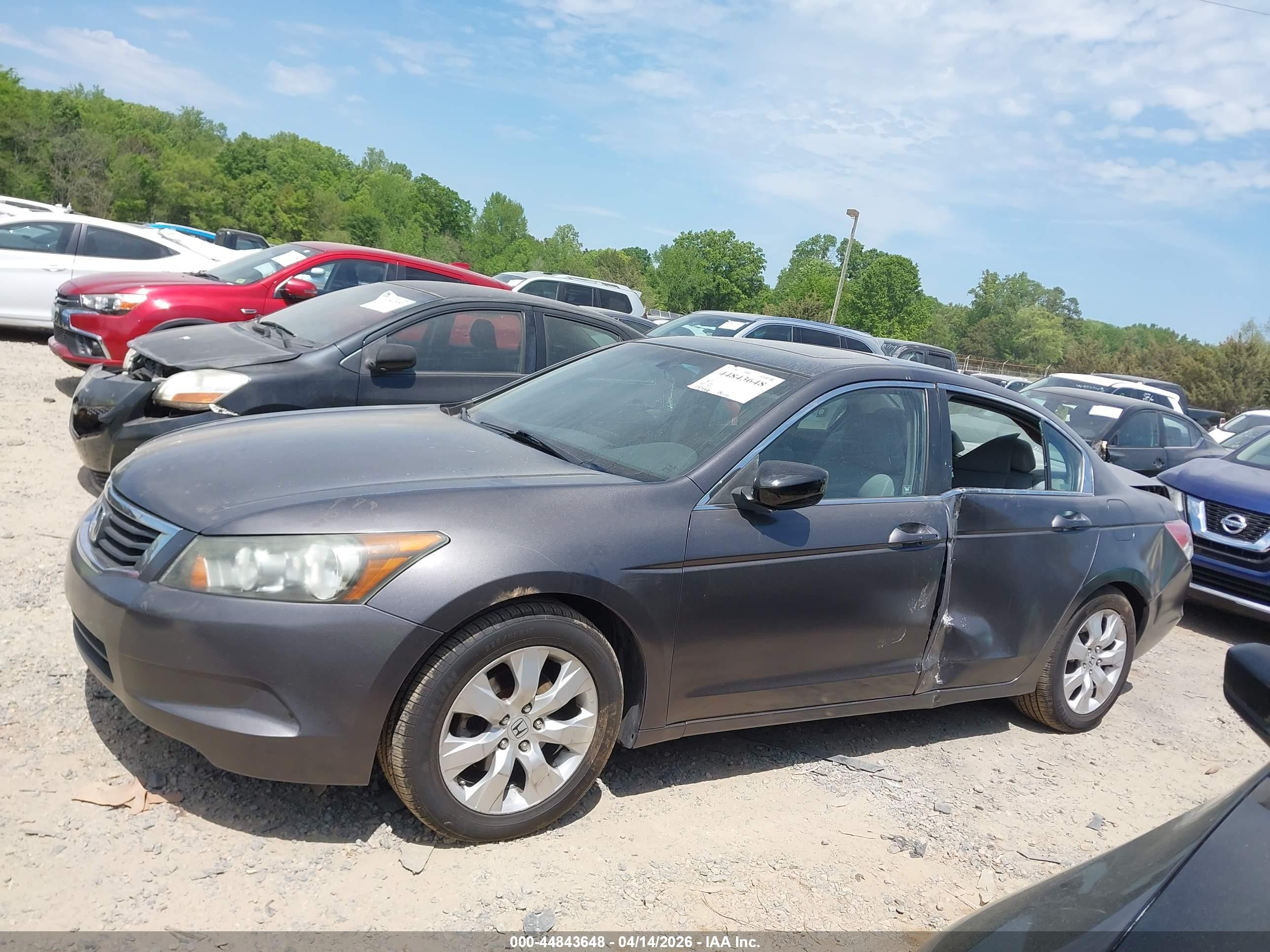 2009 Honda Accord 2.4 Ex-l Gray vin: 1HGCP26859A166928