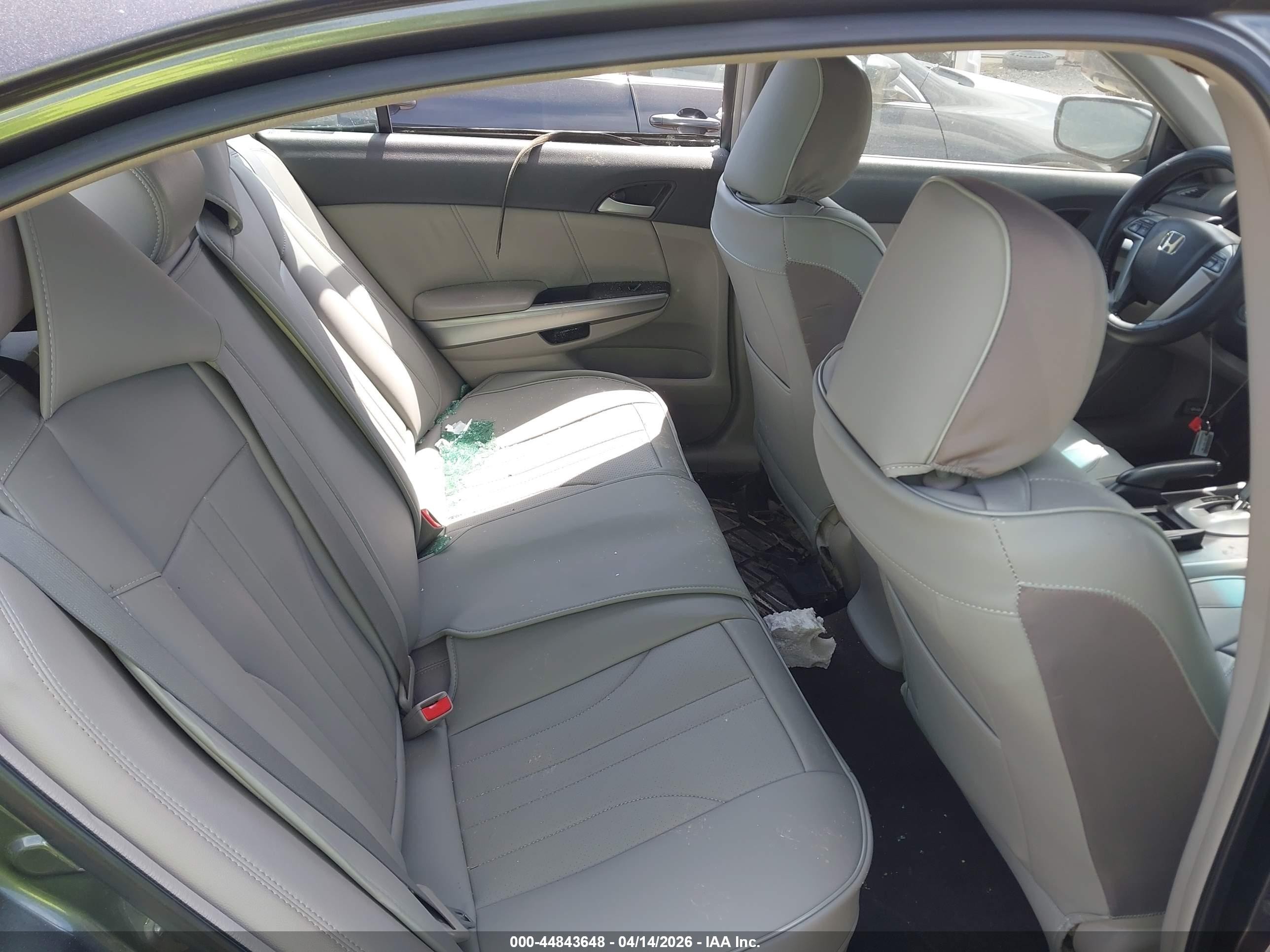 2009 Honda Accord 2.4 Ex-l Gray vin: 1HGCP26859A166928