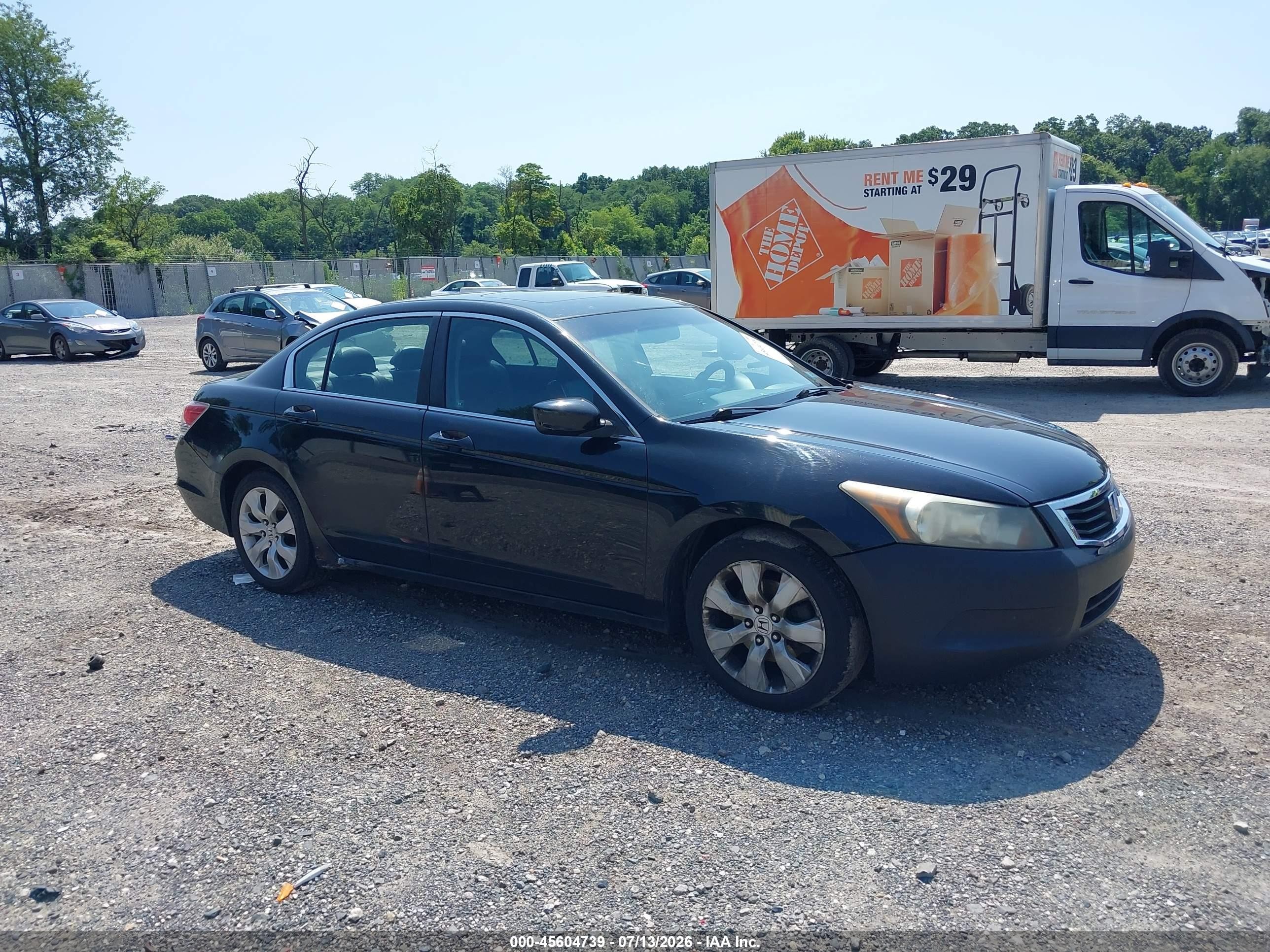 2009 Honda Accord 2.4 Ex-l Черный vin: 1HGCP26859A168839