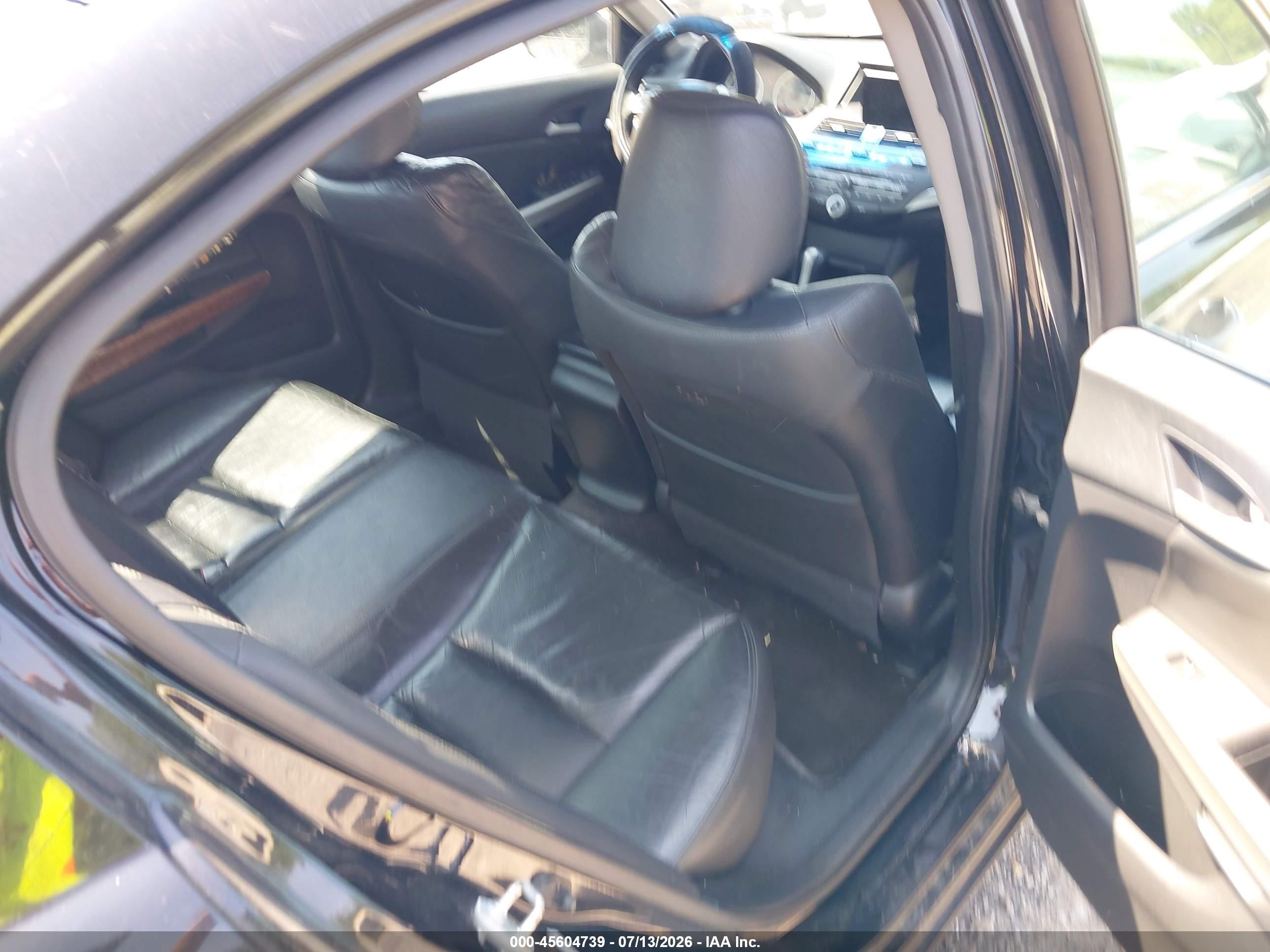 2009 Honda Accord 2.4 Ex-l Black vin: 1HGCP26859A168839