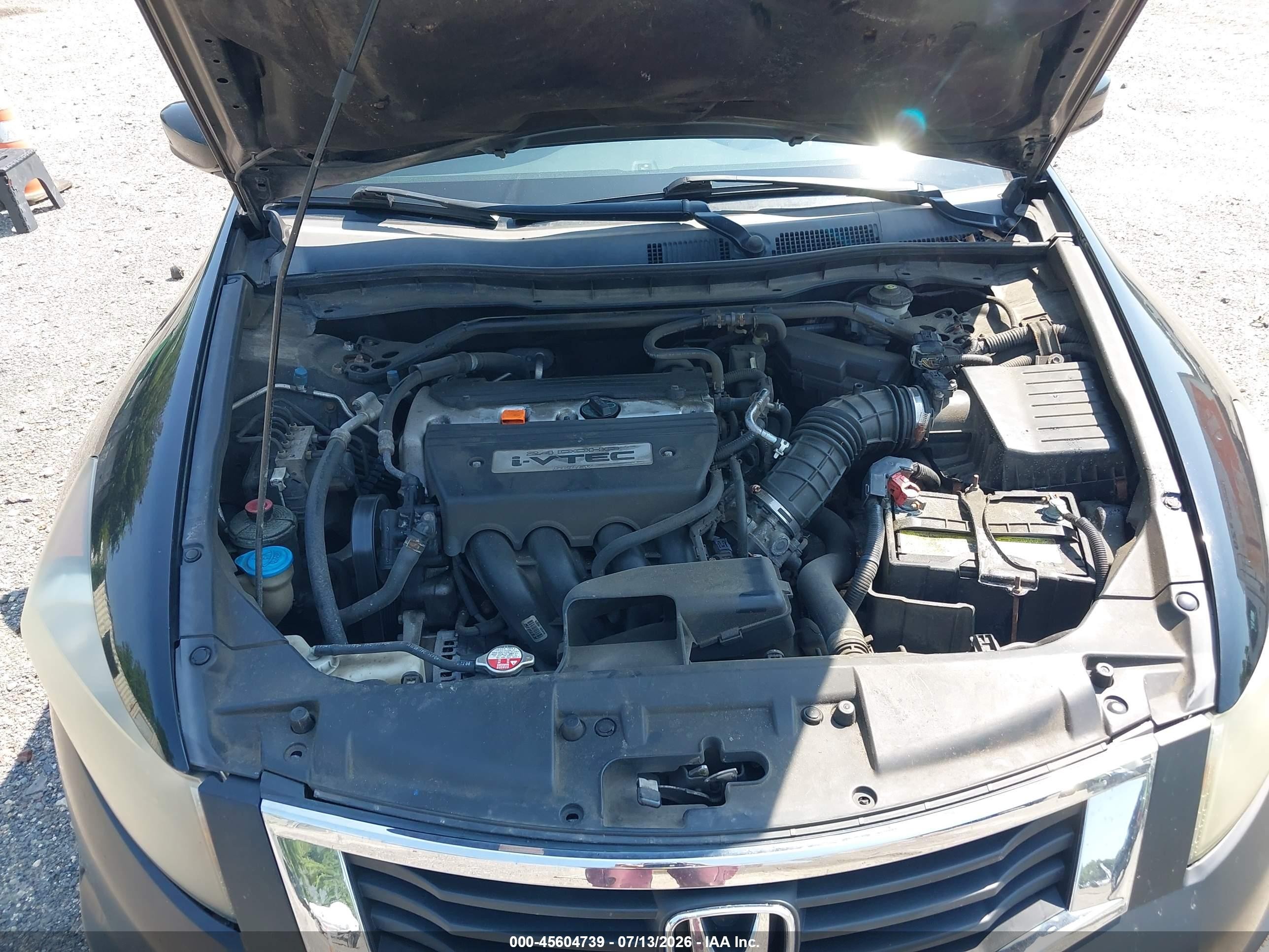 2009 Honda Accord 2.4 Ex-l Black vin: 1HGCP26859A168839