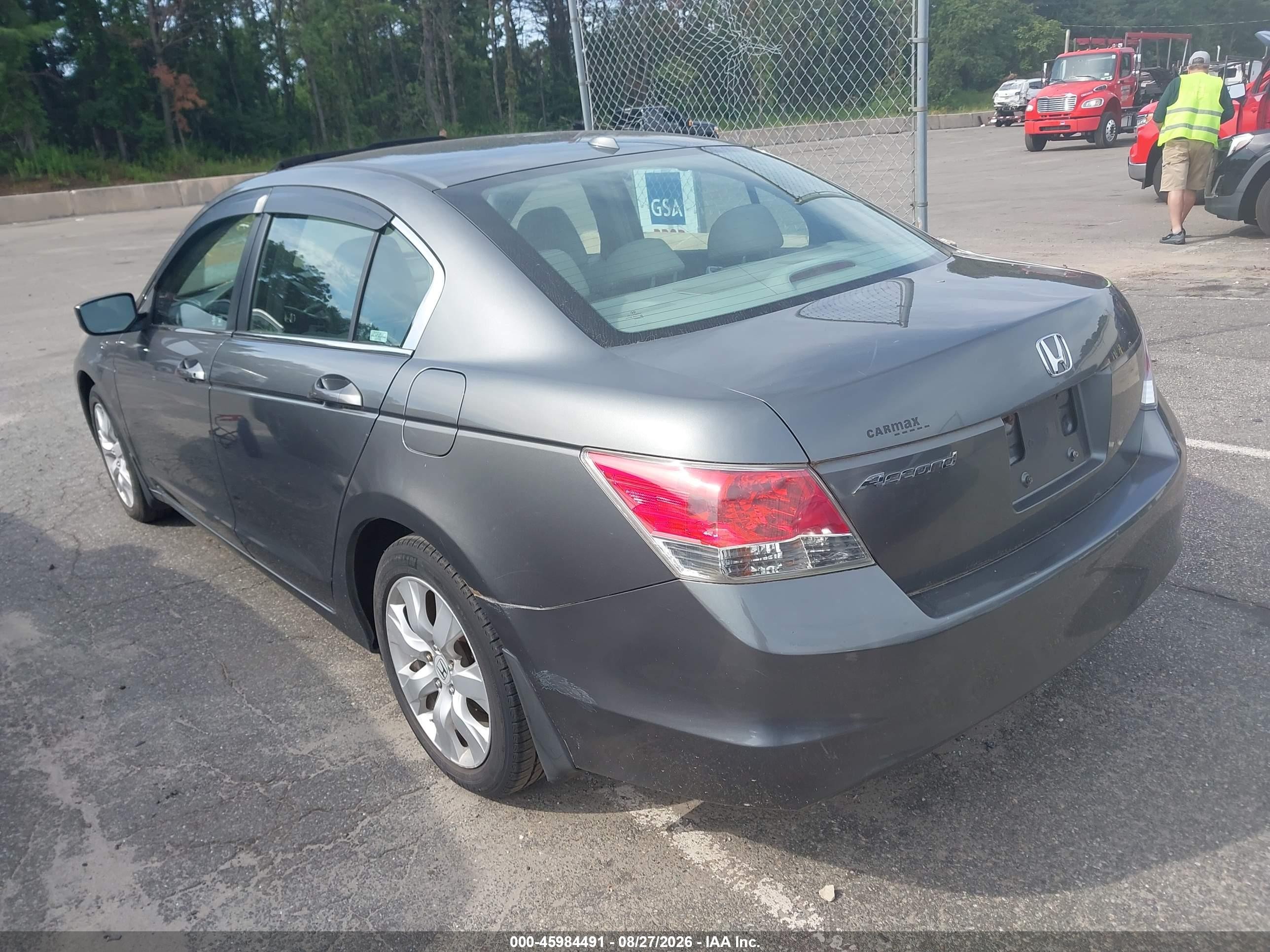 2009 Honda Accord 2.4 Ex-l Серый vin: 1HGCP26859A183714