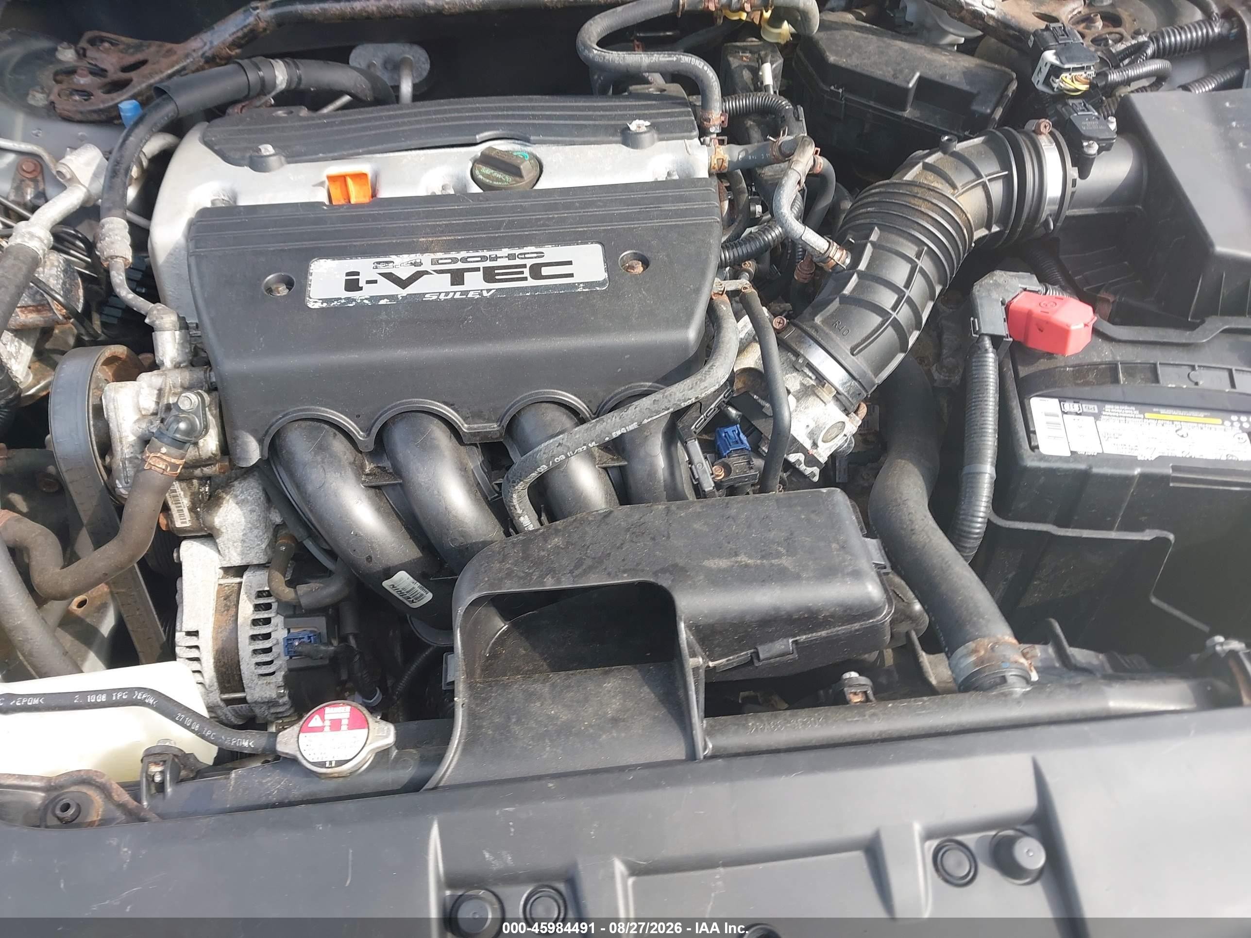 2009 Honda Accord 2.4 Ex-l Серый vin: 1HGCP26859A183714