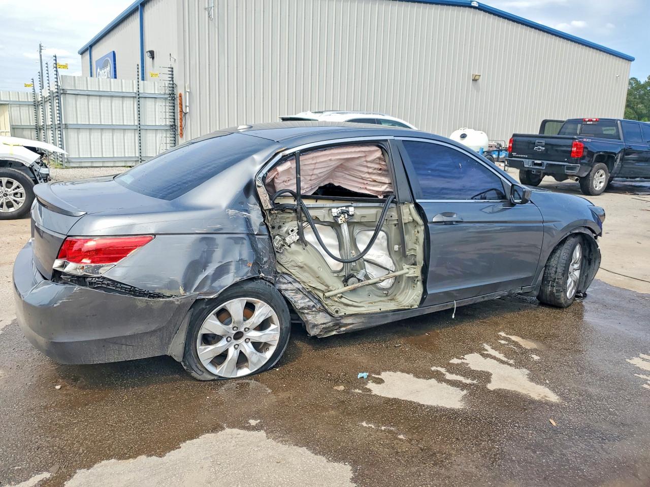2008 Honda Accord Exl Серый vin: 1HGCP26868A028636