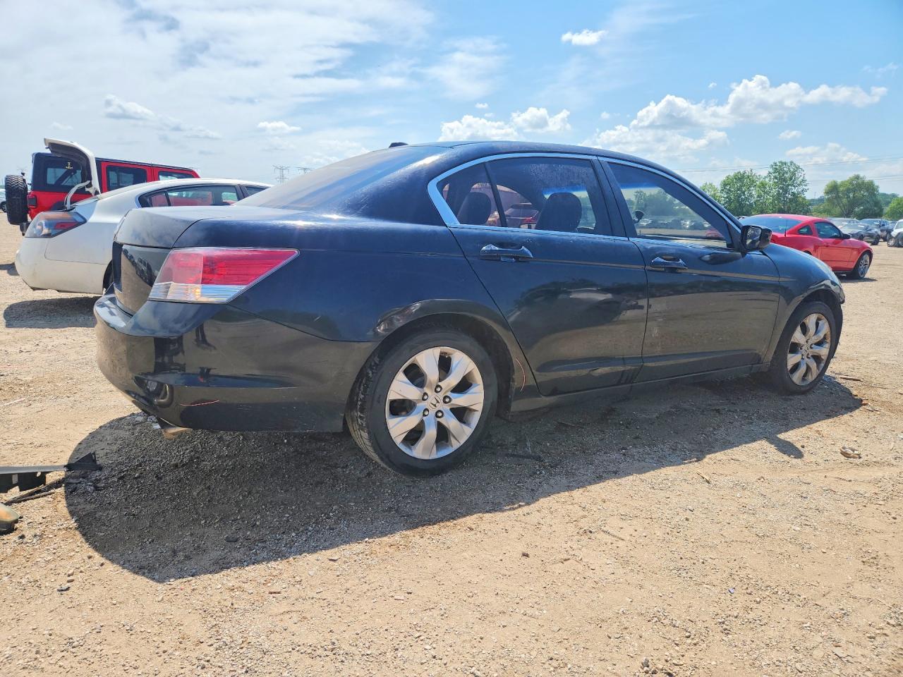 2008 Honda Accord Exl Black vin: 1HGCP26868A039149