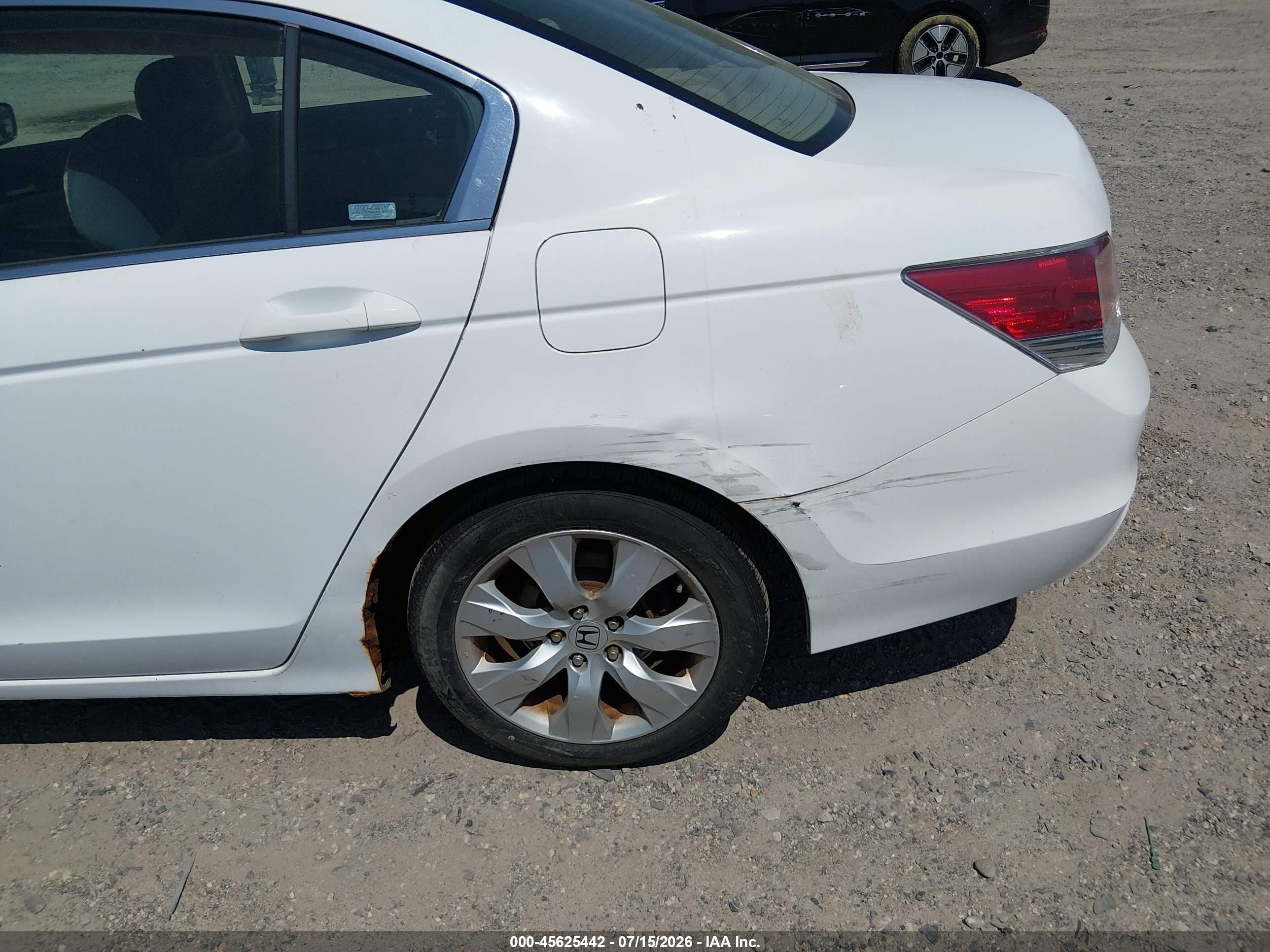 2008 Honda Accord 2.4 Ex-l Белый vin: 1HGCP26868A059711