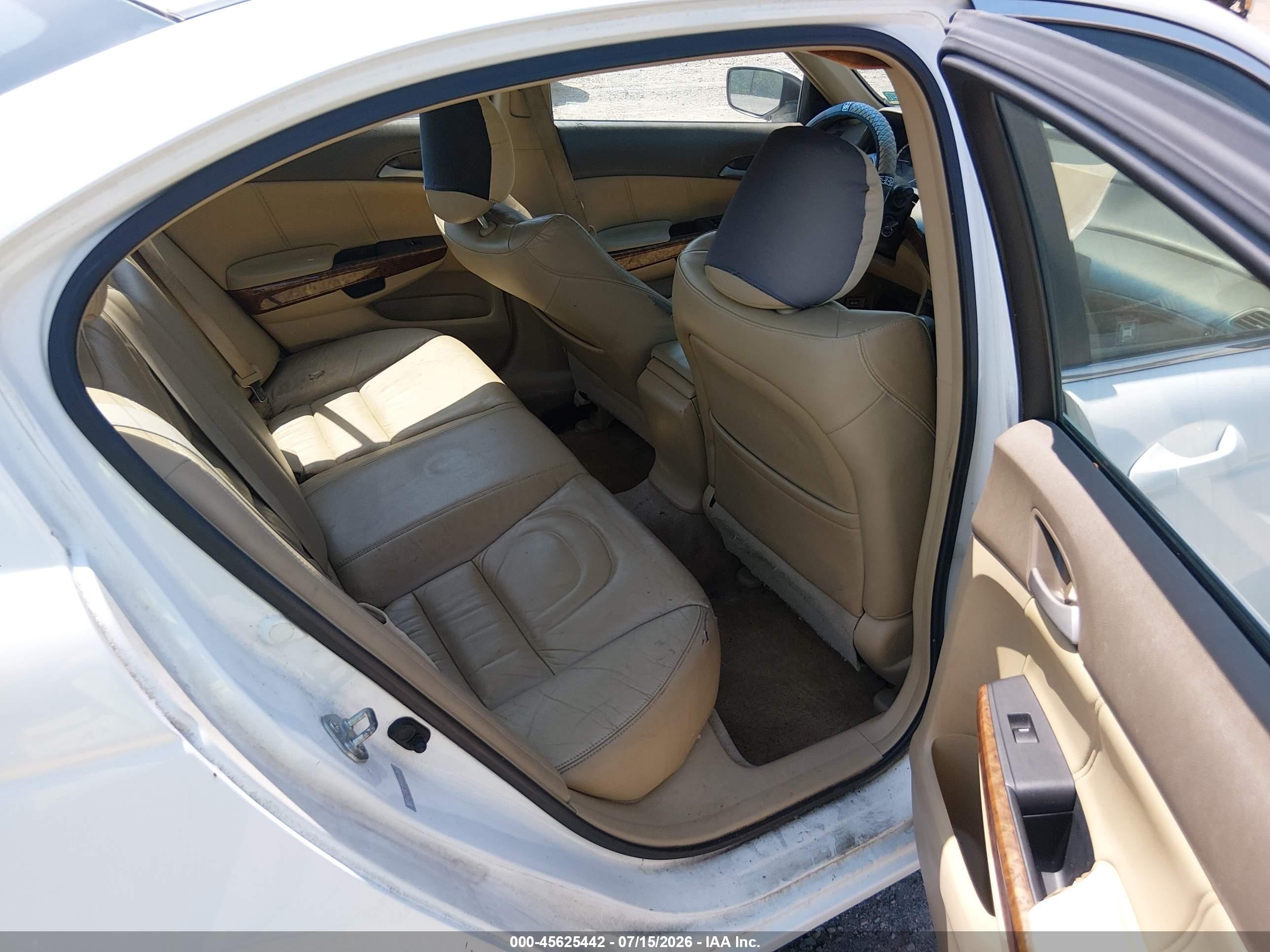 2008 Honda Accord 2.4 Ex-l Белый vin: 1HGCP26868A059711