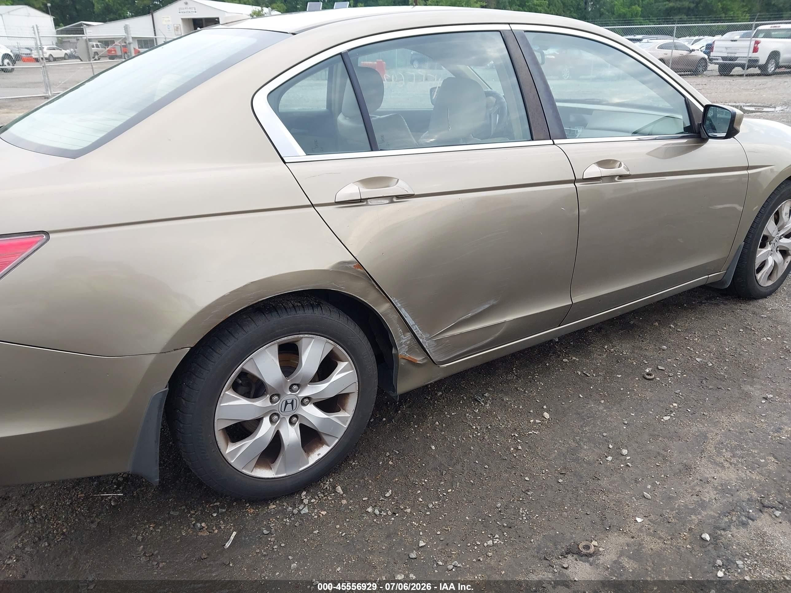 2008 Honda Accord 2.4 Ex-l Gold vin: 1HGCP26868A070322